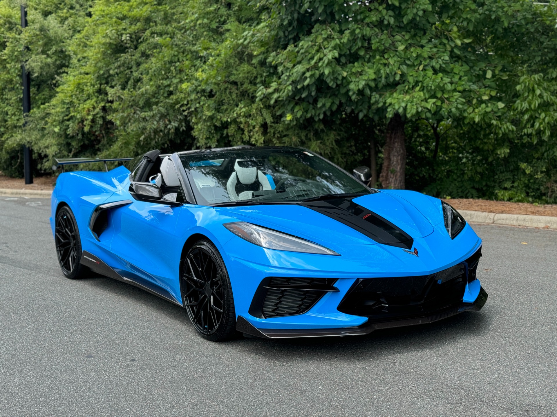 Used 2021 Chevrolet CORVETTE STINGRAY CONVERTIBLE 3LT for sale Sold at Formula Imports in Charlotte NC 28227 16
