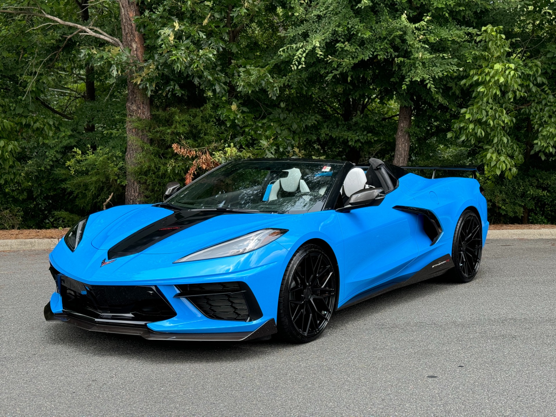 Used 2021 Chevrolet CORVETTE STINGRAY CONVERTIBLE 3LT for sale Sold at Formula Imports in Charlotte NC 28227 4