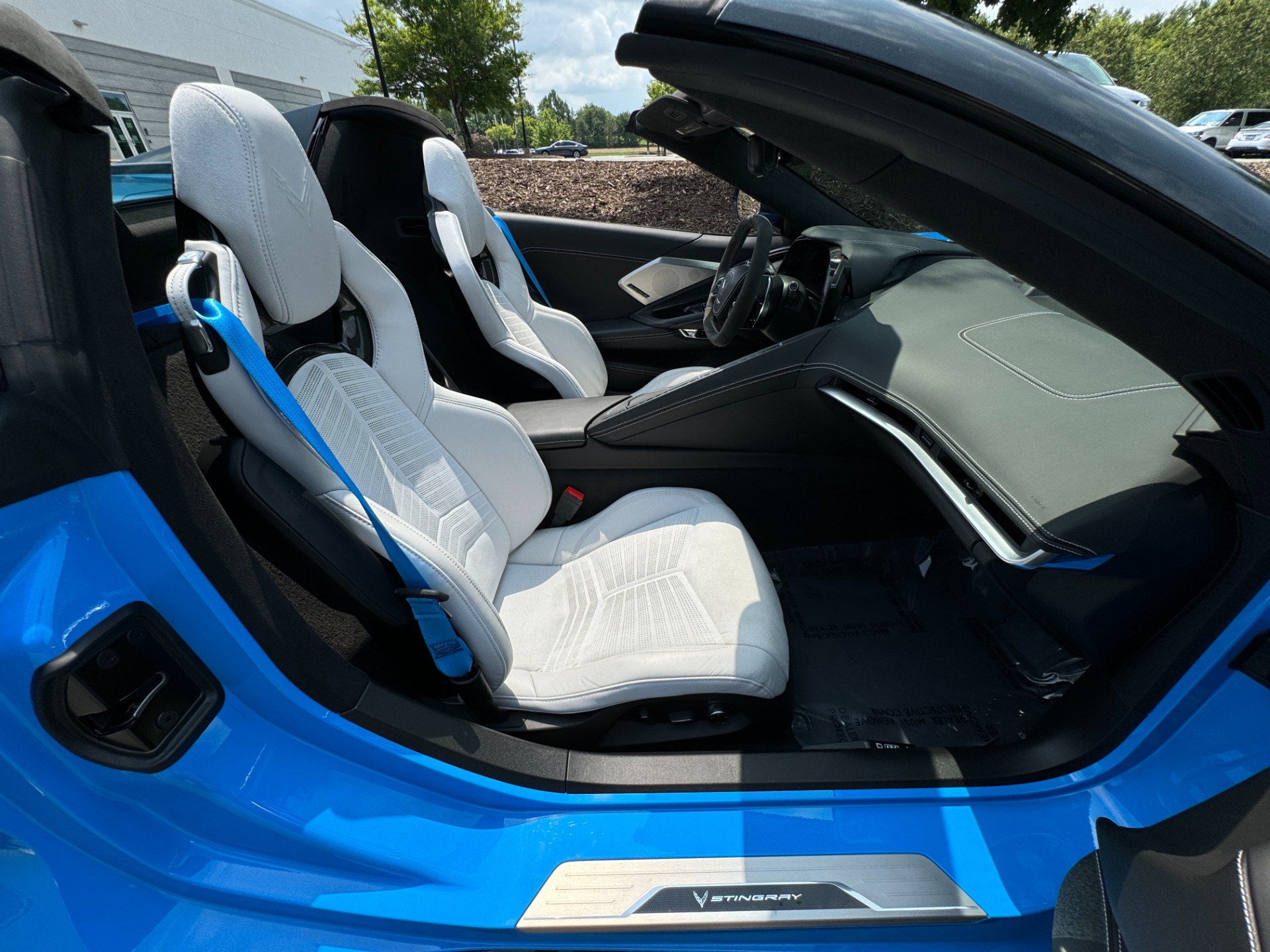 Used 2021 Chevrolet CORVETTE STINGRAY CONVERTIBLE 3LT for sale Sold at Formula Imports in Charlotte NC 28227 46