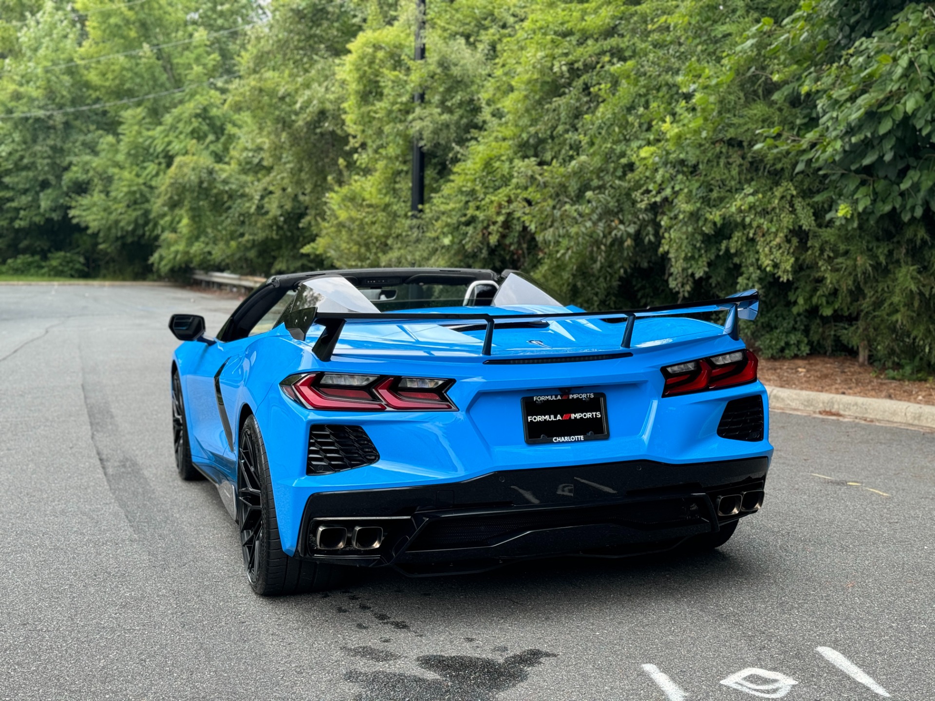 Used 2021 Chevrolet CORVETTE STINGRAY CONVERTIBLE 3LT for sale Sold at Formula Imports in Charlotte NC 28227 9