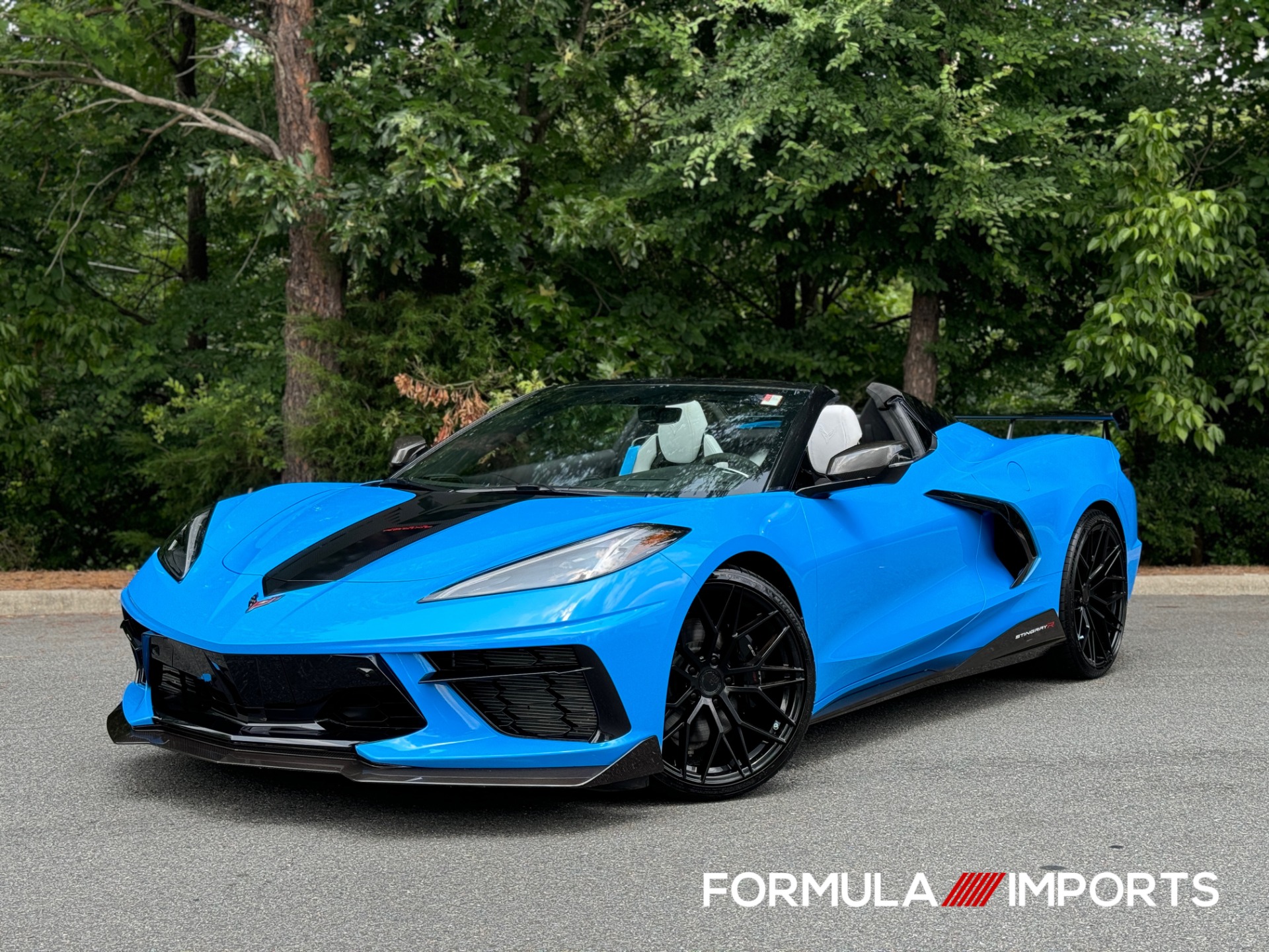 Used 2021 Chevrolet CORVETTE STINGRAY CONVERTIBLE 3LT for sale Sold at Formula Imports in Charlotte NC 28227 1