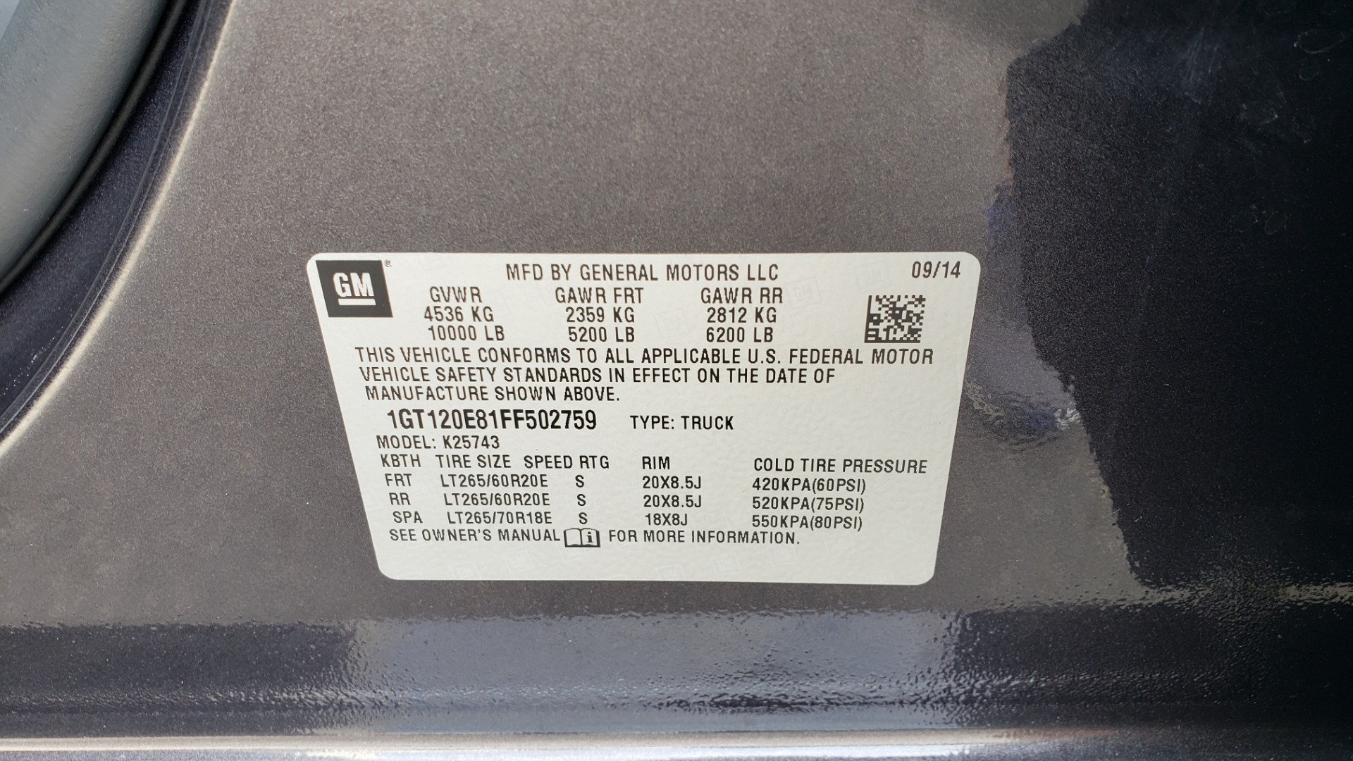 Used 2015 GMC SIERRA 2500HD DENALI / WIFI / NAV / DURAMAX PLUS / DRVR ALERT / SUNROOF / REARVIEW for sale Sold at Formula Imports in Charlotte NC 28227 83