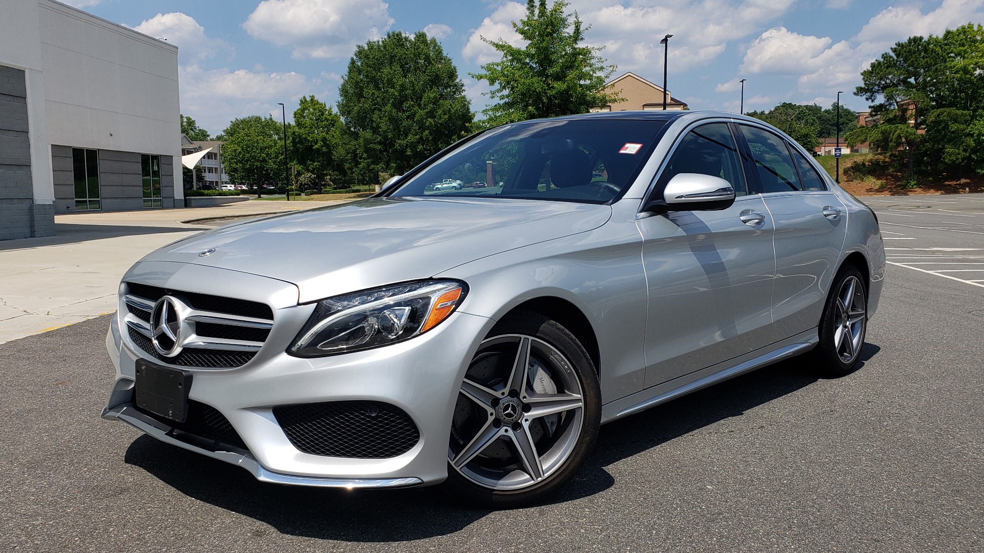 Used 2018 Mercedes-Benz C-CLASS C 300 4MATIC / PREMIUM PKG / PANO-ROOF / AMG LINE / BURMESTER / REARVIEW for sale Sold at Formula Imports in Charlotte NC 28227 1