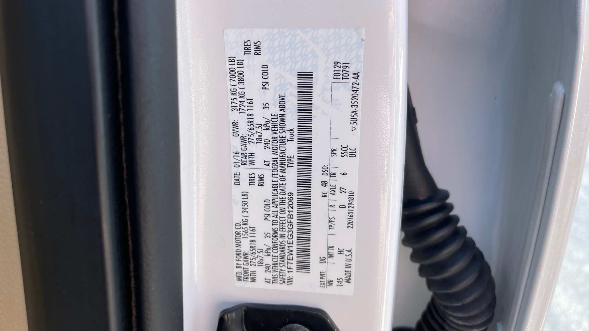 Used 2016 Ford F-150 LARIAT 4X4 / 3.5L V6 / 6-SPD AUTO / BLIS / SONY / NAV / REARVIEW for sale Sold at Formula Imports in Charlotte NC 28227 81