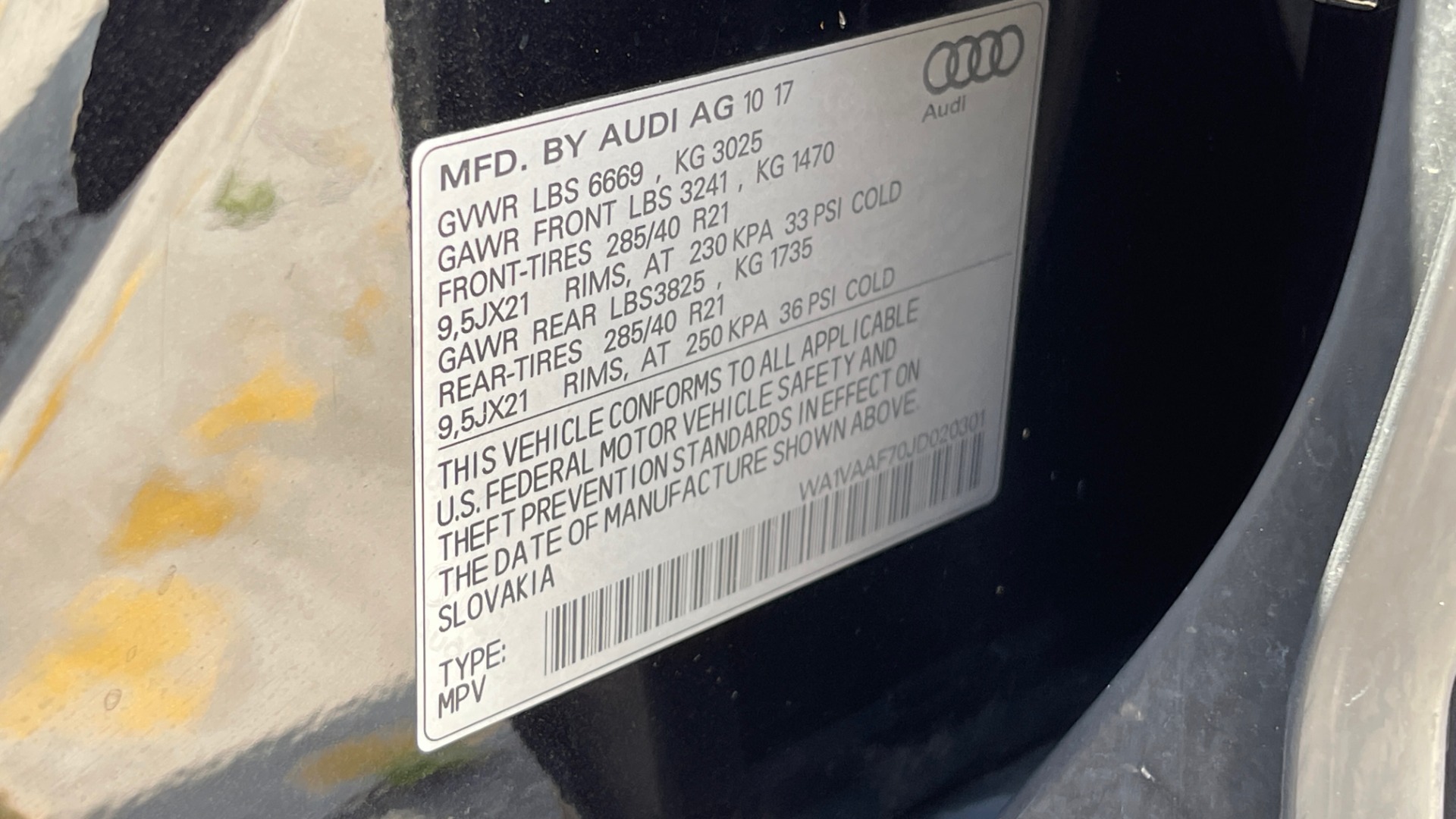 Used 2018 Audi Q7 PRESTIGE TIPTRONIC / NAV / SUNROOF / ADAPTIVE PKG / DRVR ASST / CLD WTHR / for sale Sold at Formula Imports in Charlotte NC 28227 28