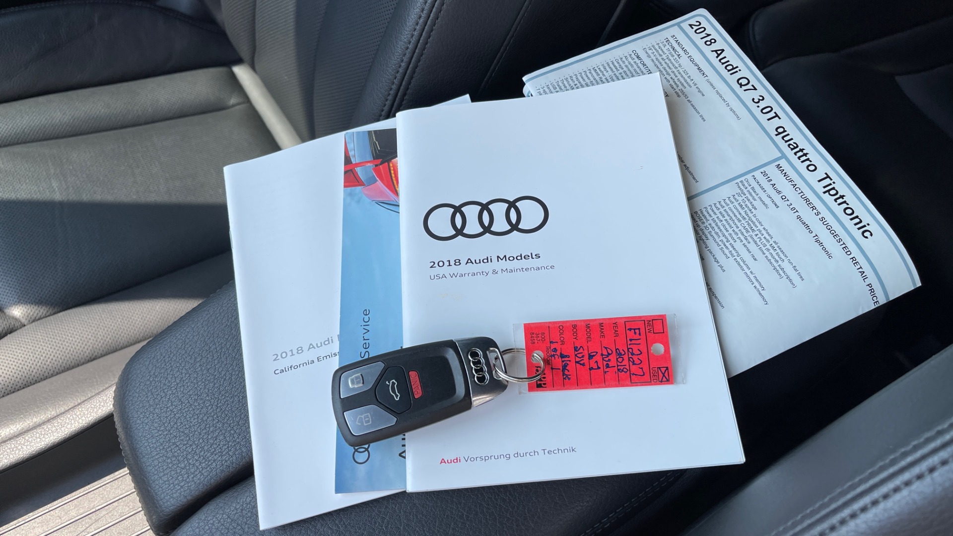 Used 2018 Audi Q7 PRESTIGE TIPTRONIC / NAV / SUNROOF / ADAPTIVE PKG / DRVR ASST / CLD WTHR / for sale Sold at Formula Imports in Charlotte NC 28227 83