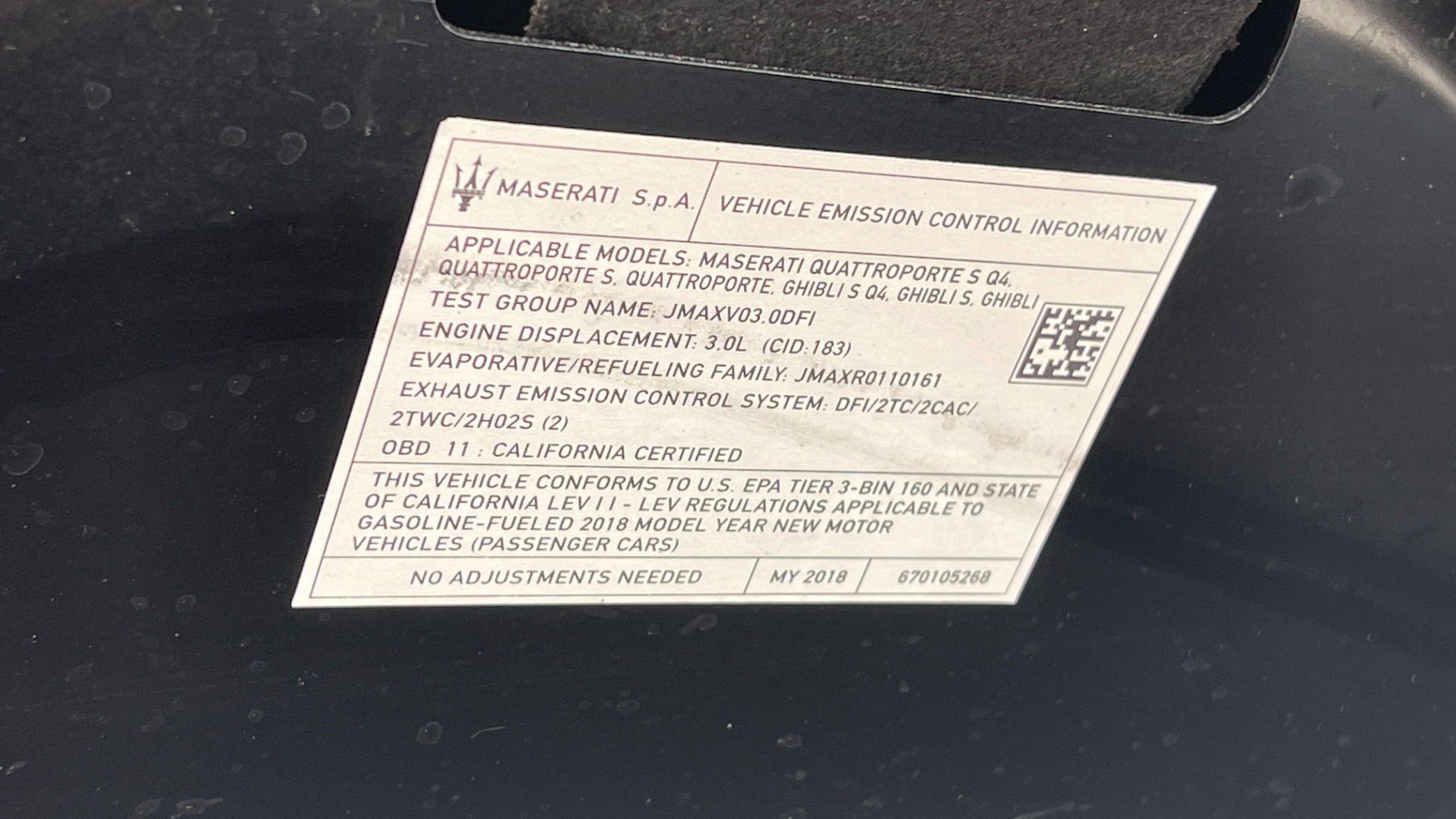 Used 2018 Maserati GHIBLI S Q4 SEDAN / AWD / 3.0L V6 / SUNROOF / NAV / REARVIEW for sale Sold at Formula Imports in Charlotte NC 28227 7