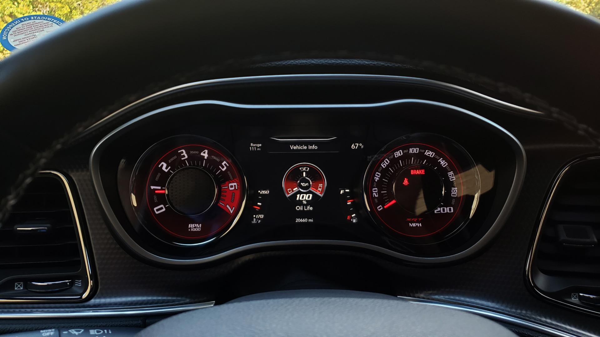 Used 2016 Dodge CHALLENGER SRT HELLCAT COUPE / 6-SPD MAN / NAV / SRT APPS / REARVIEW for sale Sold at Formula Imports in Charlotte NC 28227 52