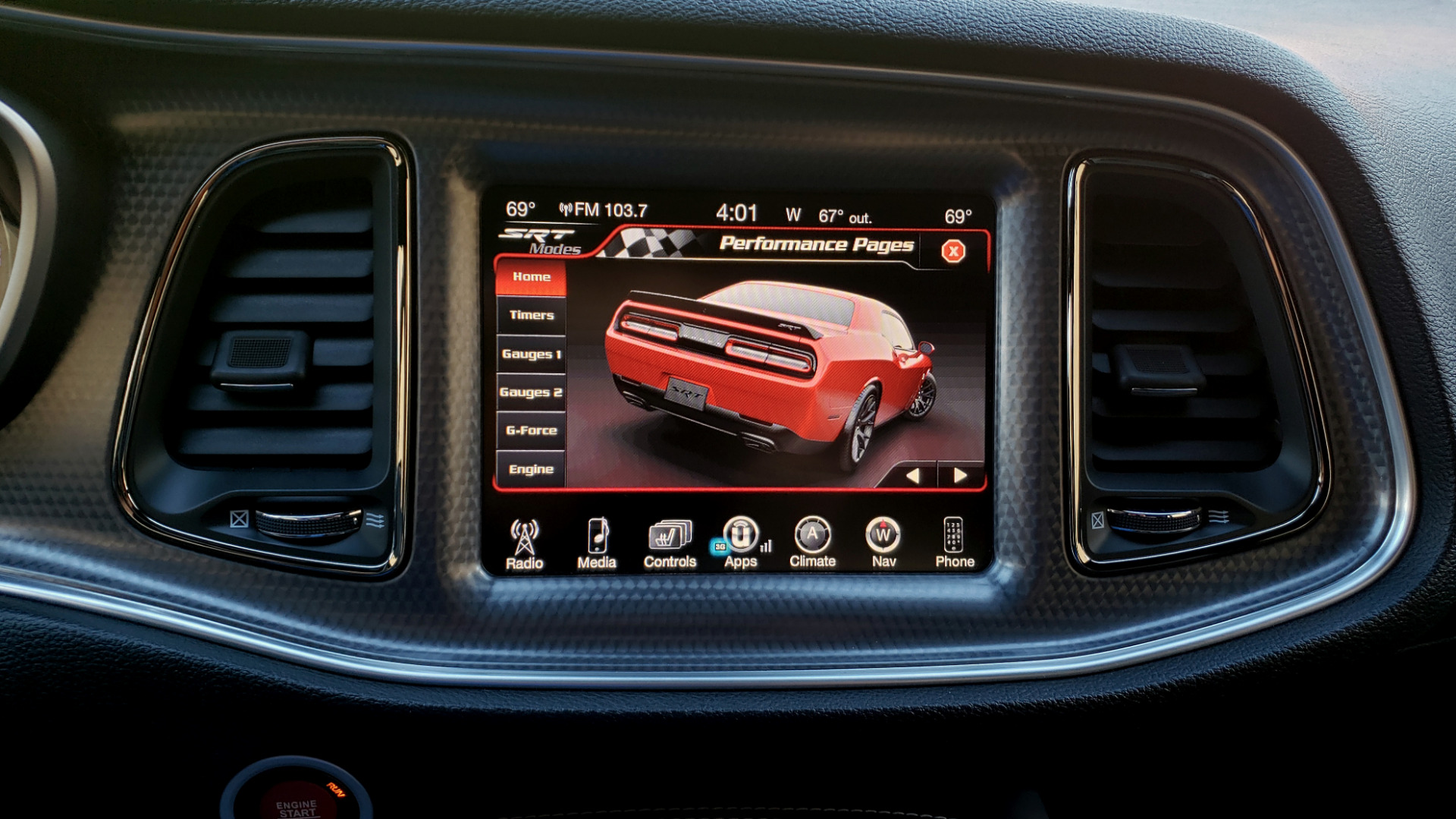 Used 2016 Dodge CHALLENGER SRT HELLCAT COUPE / 6-SPD MAN / NAV / SRT APPS / REARVIEW for sale Sold at Formula Imports in Charlotte NC 28227 58
