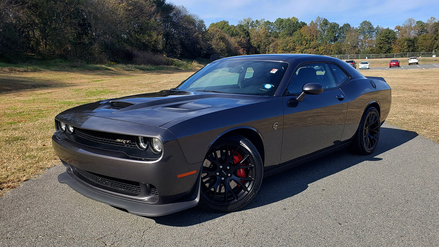 Used 2016 Dodge CHALLENGER SRT HELLCAT COUPE / 6-SPD MAN / NAV / SRT APPS / REARVIEW for sale Sold at Formula Imports in Charlotte NC 28227 90