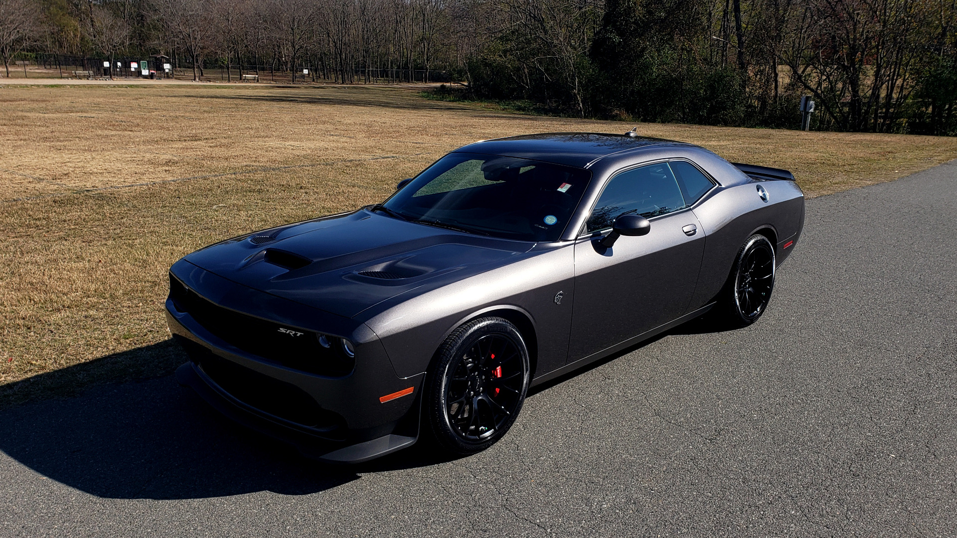 Used 2016 Dodge CHALLENGER SRT HELLCAT COUPE / 6-SPD MAN / NAV / SRT APPS / REARVIEW for sale Sold at Formula Imports in Charlotte NC 28227 1