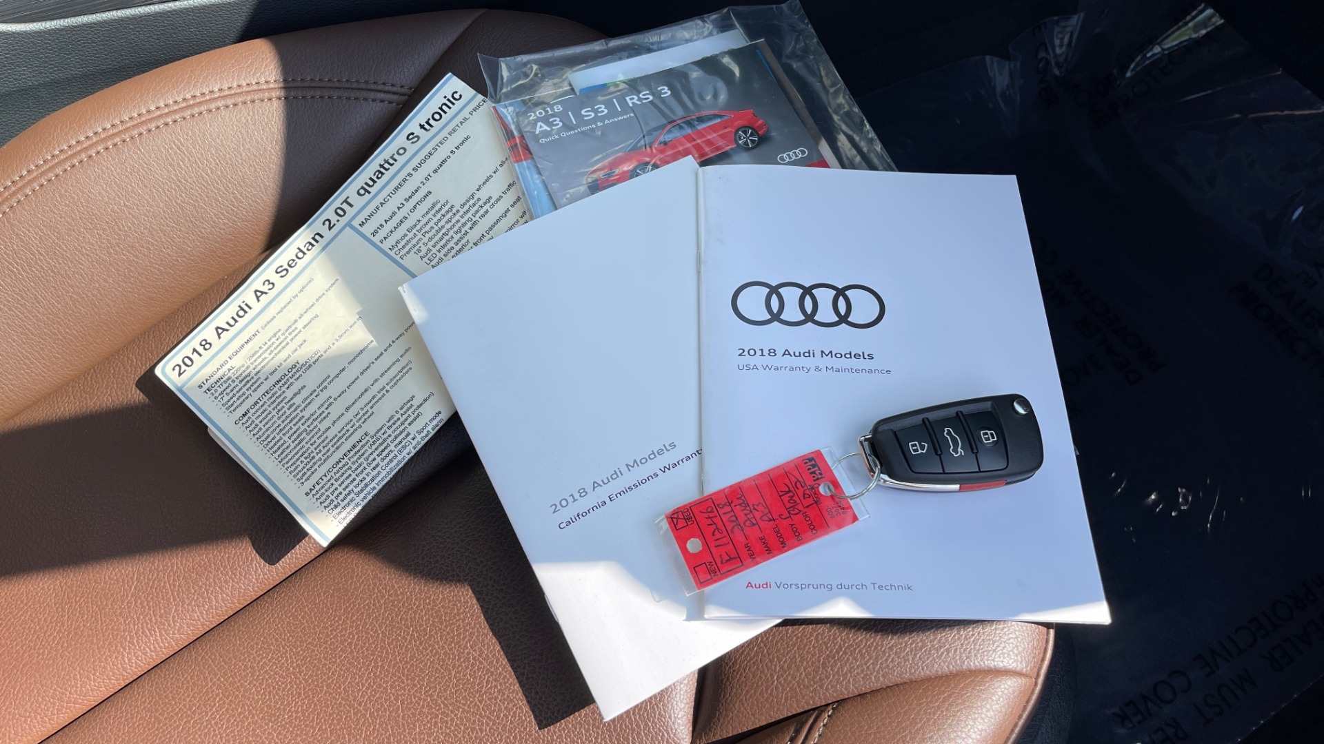 Used 2018 Audi A3 SEDAN PREMIUM PLUS / S-LINE / PANO-ROOF / PARK SYS / REARVIEW for sale Sold at Formula Imports in Charlotte NC 28227 75