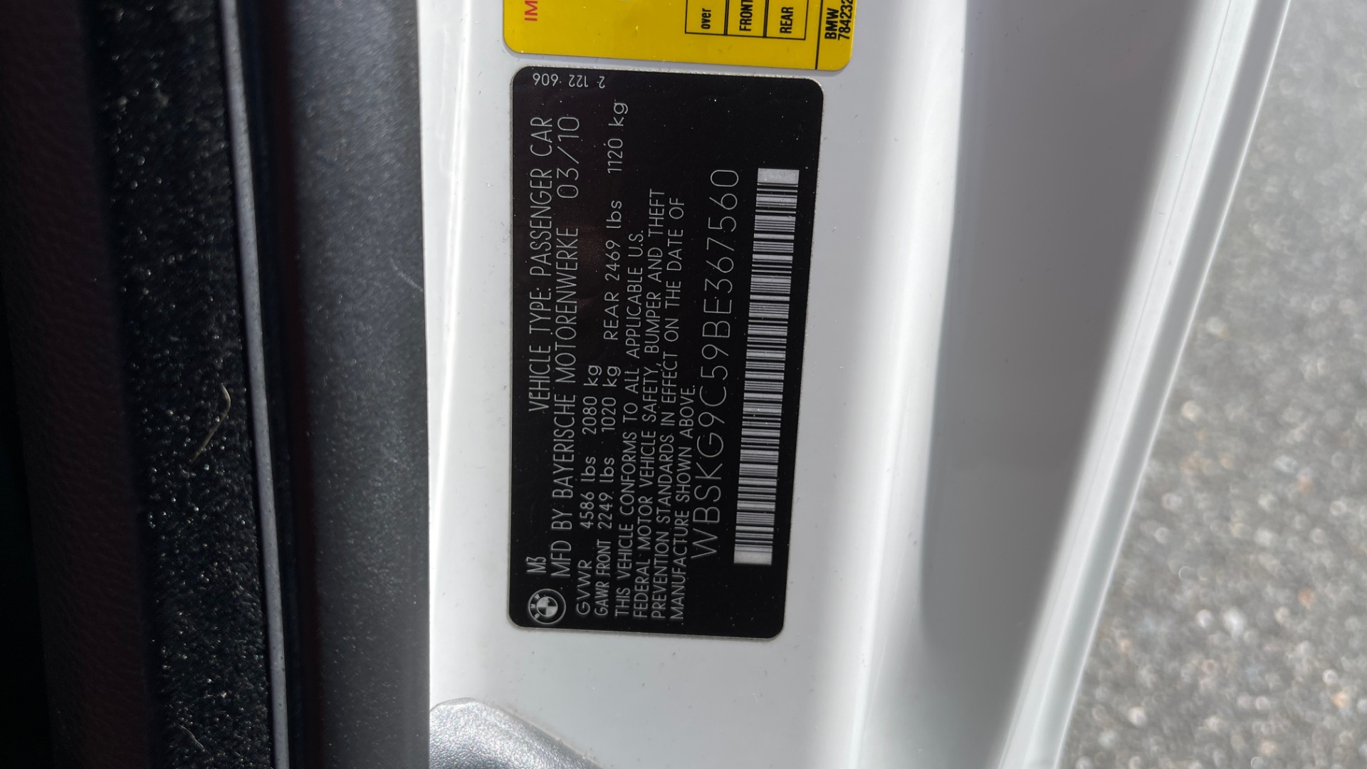 Used 2011 BMW M3 PREMIUM COUPE / CLD WTHR / TECH / SMARTPHONEINT / PARK ASST for sale Sold at Formula Imports in Charlotte NC 28227 90