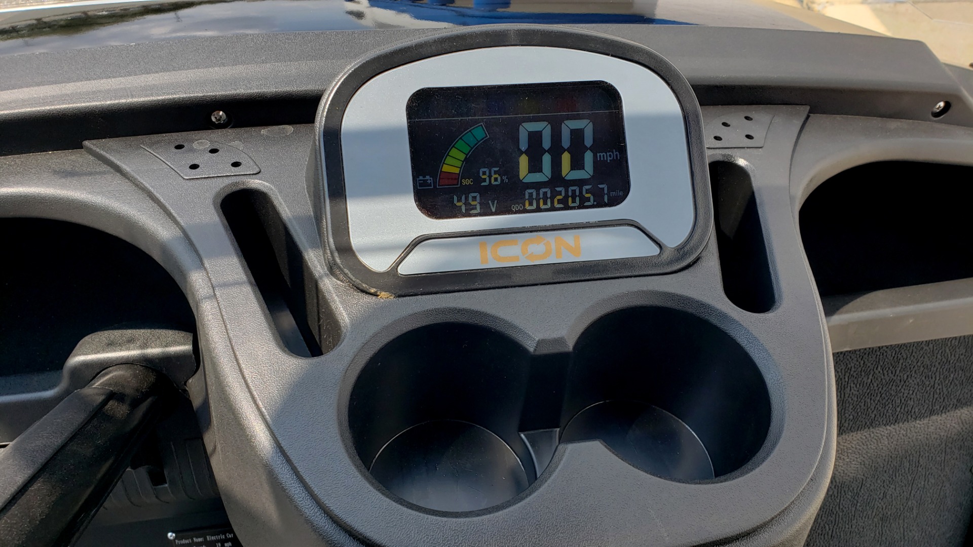 Used 2021 ICON i40L LIFTED ELECTRIC CAR / 4-PASSENGER GOLF CART / 25MPH / LIKE NEW for sale Sold at Formula Imports in Charlotte NC 28227 9