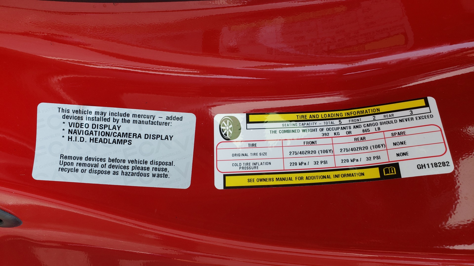 Used 2016 Dodge CHALLENGER SRT HELLCAT 707HP COUPE / AUTO / NAV / SUNROOF / H/K SND / REARVIEW for sale Sold at Formula Imports in Charlotte NC 28227 88