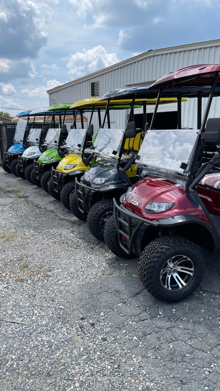 Used 2021 ICON i60L LIFTED ELECTRIC CAR / 6-PASSENGER GOLF CART / 25MPH / NEW / 1-MILE for sale Sold at Formula Imports in Charlotte NC 28227 59