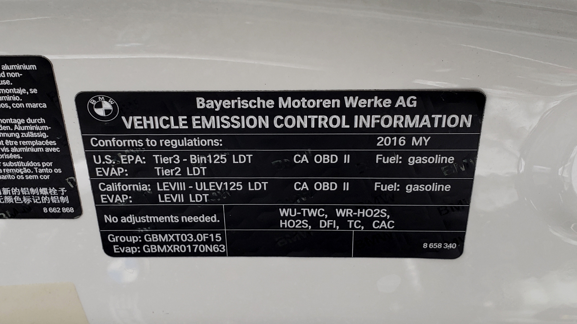 Used 2016 BMW X5 xDrive35i M-SPORT / PREMIUM PKG / NAV / SUNROOF / REARVIEW for sale Sold at Formula Imports in Charlotte NC 28227 18