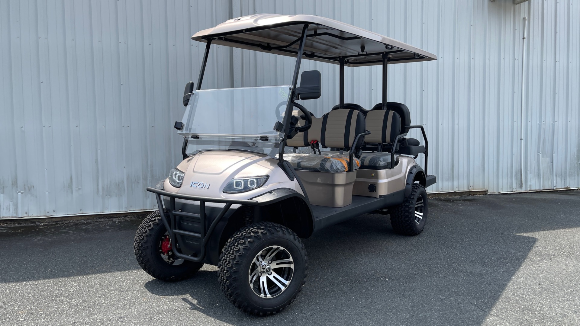 Used 2021 ICON I60L LIFTED ELECTRIC CAR / 6-PASSENGER GOLF CART / 25MPH / NEW / 1-MILE for sale Sold at Formula Imports in Charlotte NC 28227 1