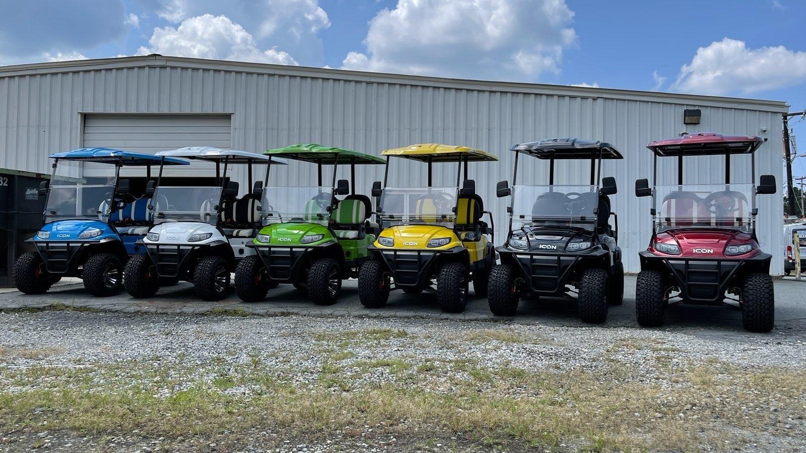 Used 2021 ICON i40L LIFTED ELECTRIC CAR / 4-PASSENGER GOLF CART / 25MPH / NEW / 1-MILE for sale Sold at Formula Imports in Charlotte NC 28227 46