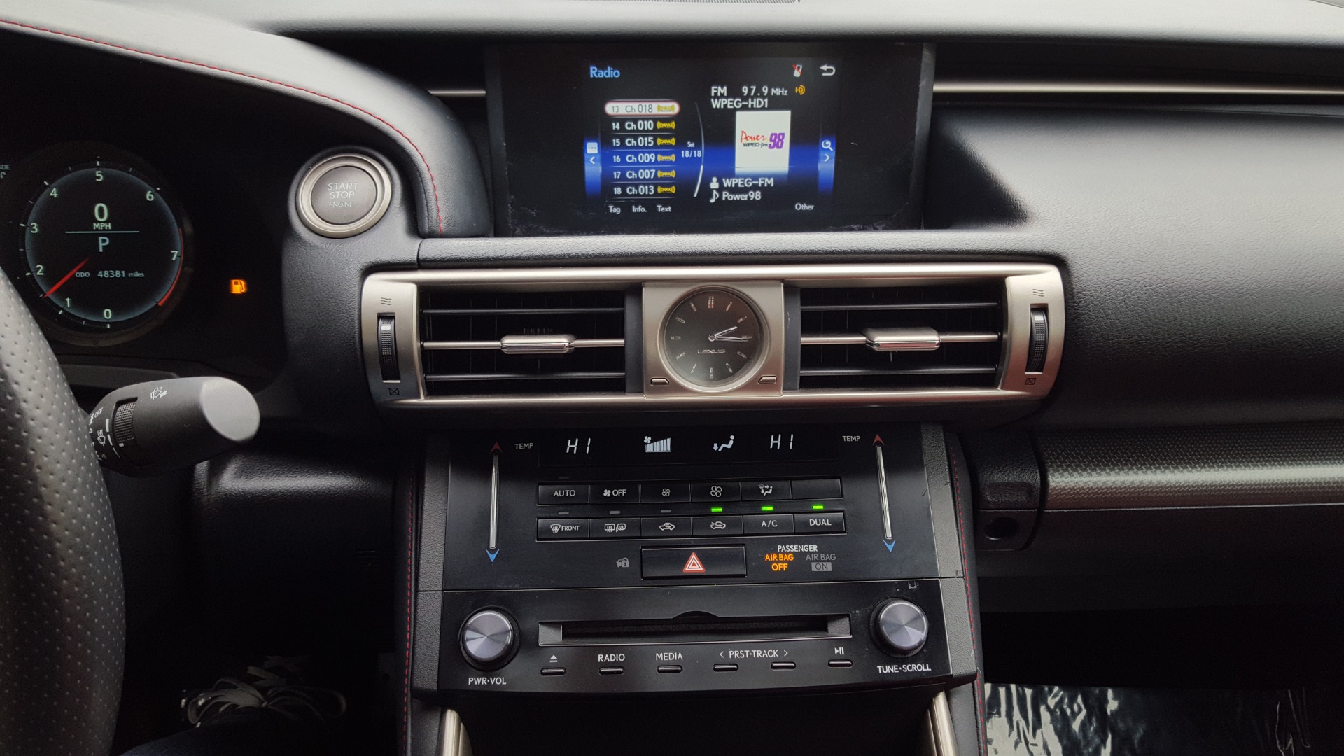 Used 2014 Lexus IS 250 F-SPORT SEDAN / BLIND SPOT MONITOR / REARVIEW / 18IN WHEELS for sale Sold at Formula Imports in Charlotte NC 28227 49