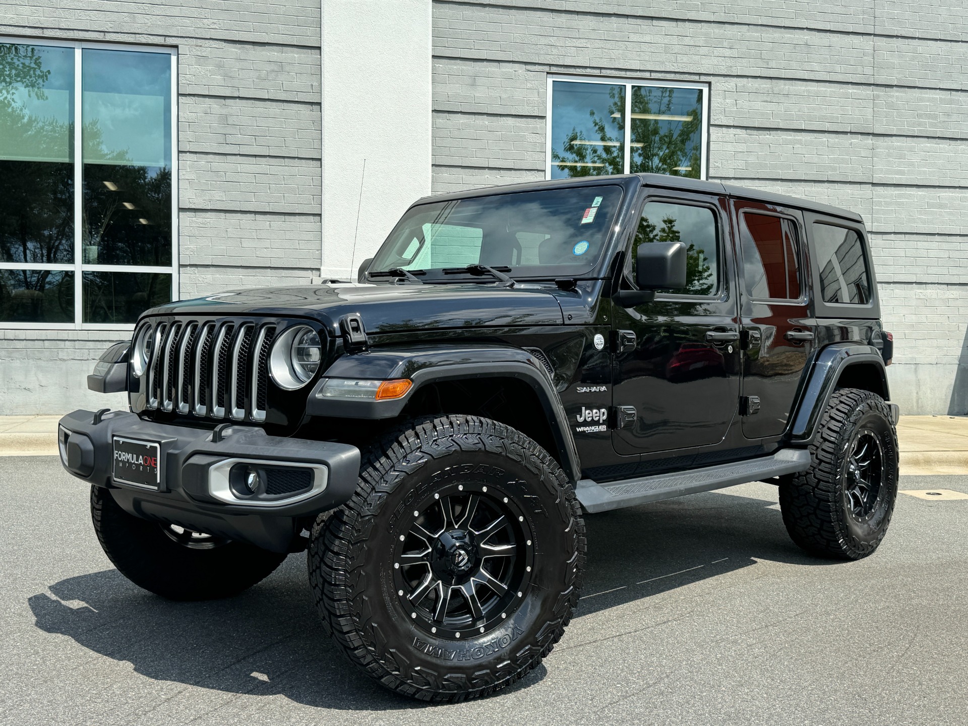Used 2018 Jeep WRANGLER UNLIMITED SAHARA 4X4 / MANUAL / NAV / ALPINE / FREEDOM TOP / REARVIEW for sale Sold at Formula Imports in Charlotte NC 28227 1