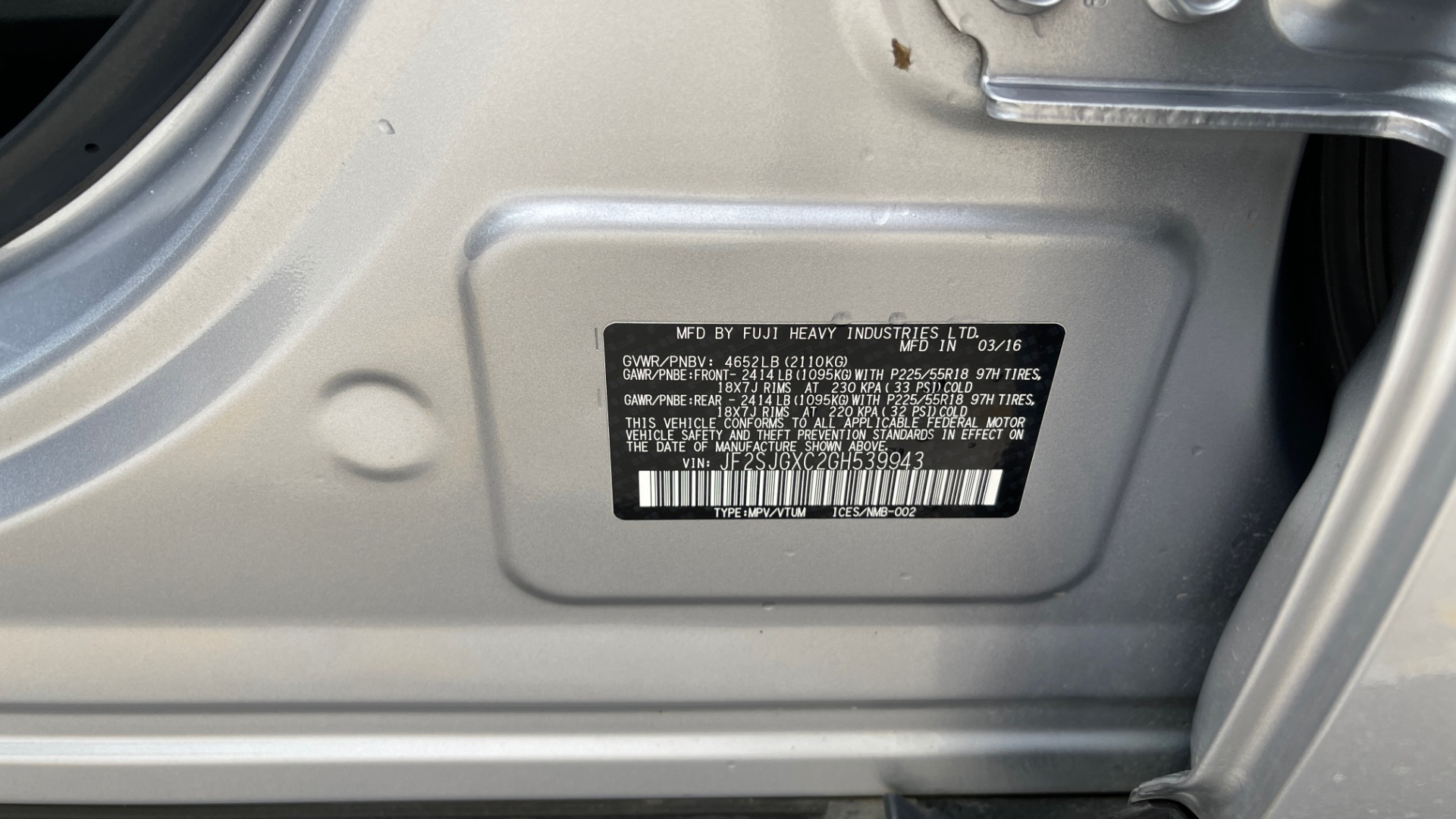 Used 2016 Subaru FORESTER 2.0XT TOURING / NAV / SUNROOF / ADAPT CRS / PRE-COLLISION / REARVIEW for sale Sold at Formula Imports in Charlotte NC 28227 26