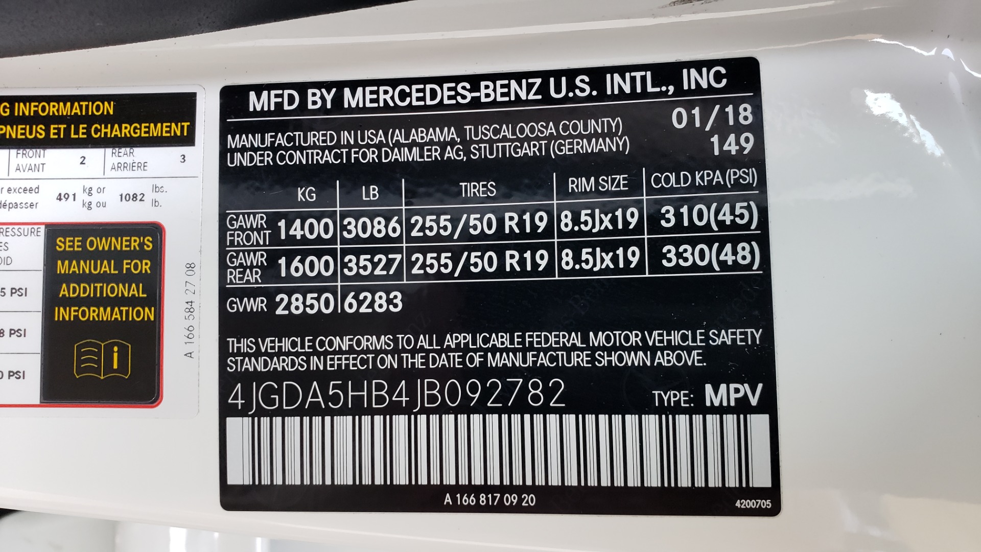 Used 2018 Mercedes-Benz GLE 350 4MATIC PREMIUM / NAV / SUNROOF / H/K SND / REARVIEW for sale Sold at Formula Imports in Charlotte NC 28227 89