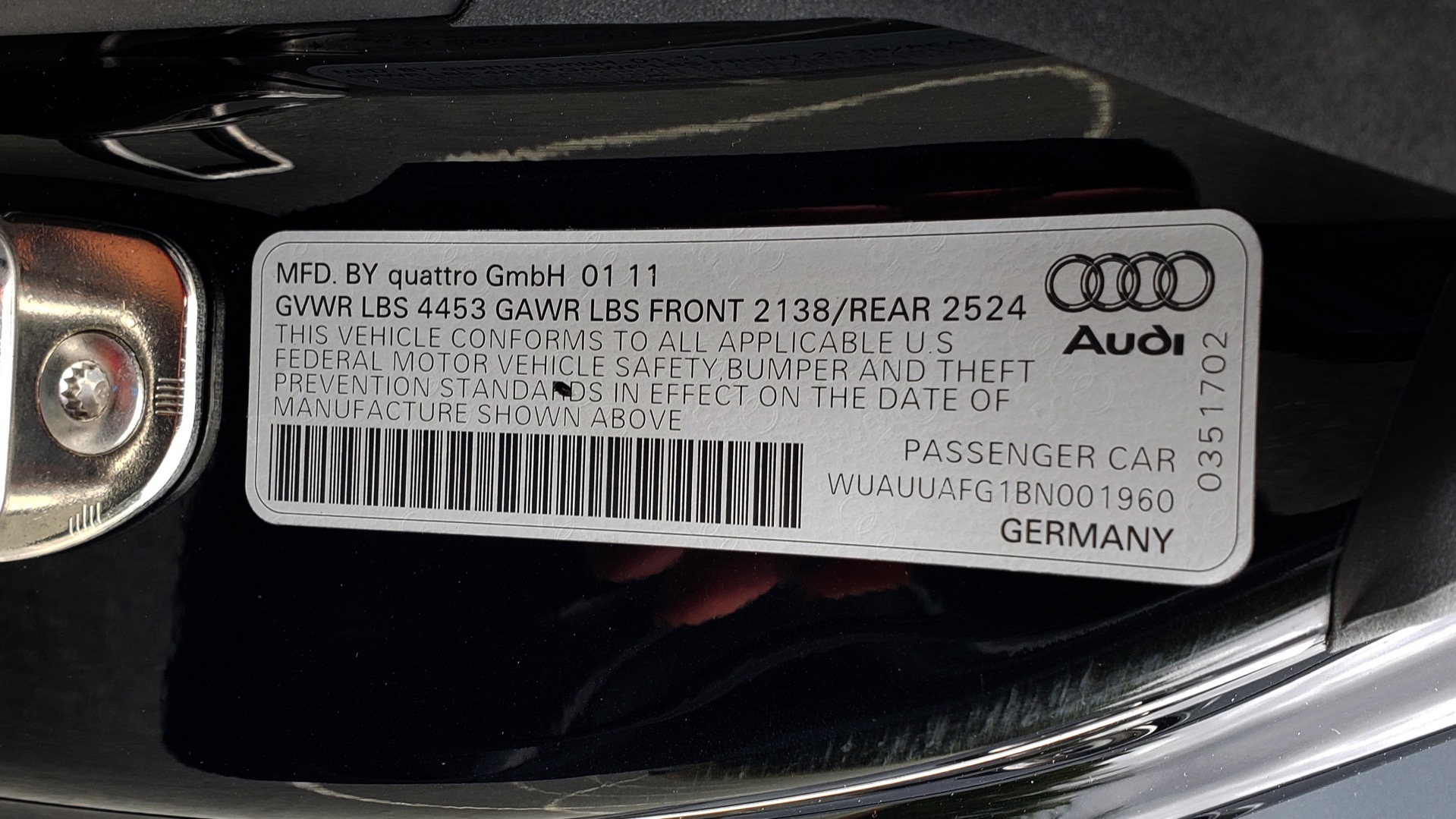 Used 2011 Audi R8 4.2L SPYDER QUATTRO / NAV / 19 IN WHEELS / LOW MILES for sale Sold at Formula Imports in Charlotte NC 28227 72