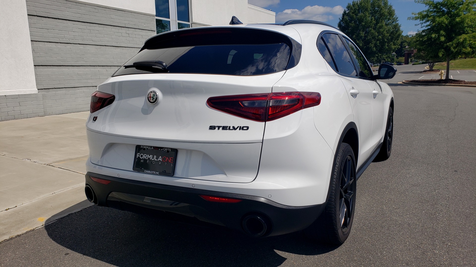 Used 2019 Alfa Romeo STELVIO TI SPORT AWD / 2.0L TURBO / 8-SPD AUTO / DRVR ASST / REARVIEW for sale Sold at Formula Imports in Charlotte NC 28227 2