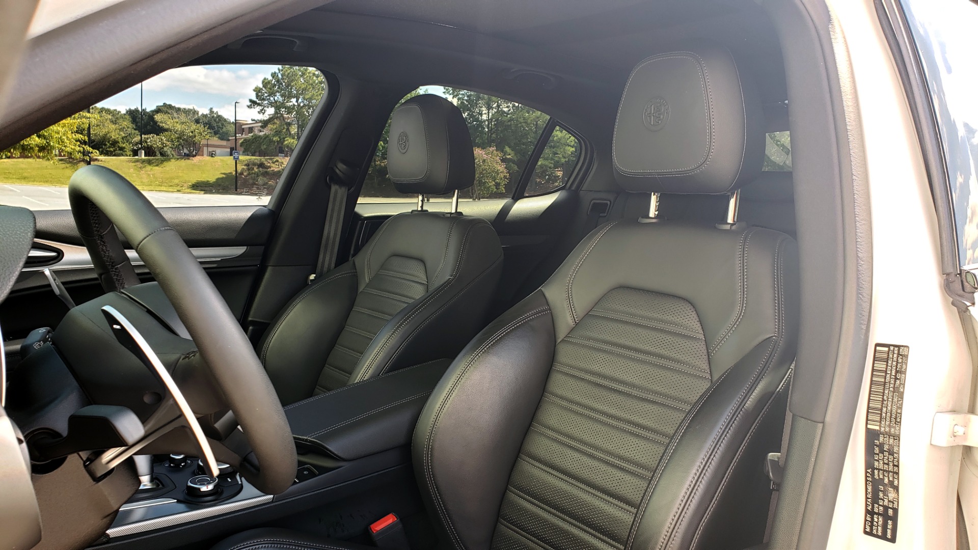 Used 2019 Alfa Romeo STELVIO TI SPORT AWD / 2.0L TURBO / 8-SPD AUTO / DRVR ASST / REARVIEW for sale Sold at Formula Imports in Charlotte NC 28227 44