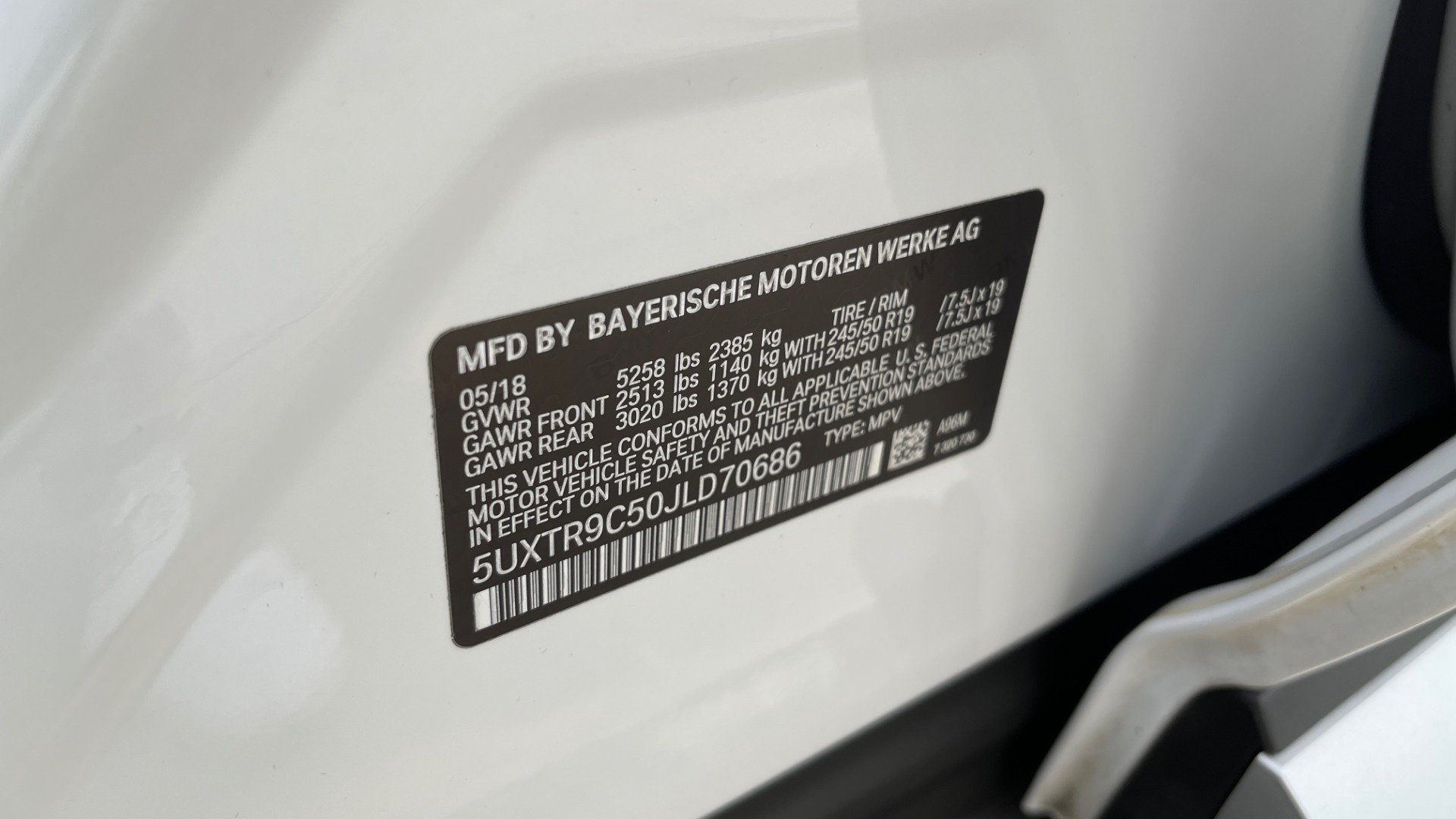 Used 2018 BMW X3 XDRIVE30I / NAV / PANO-ROOF / HTD STS / PARK DIST CNTRL / REARVIEW for sale Sold at Formula Imports in Charlotte NC 28227 29