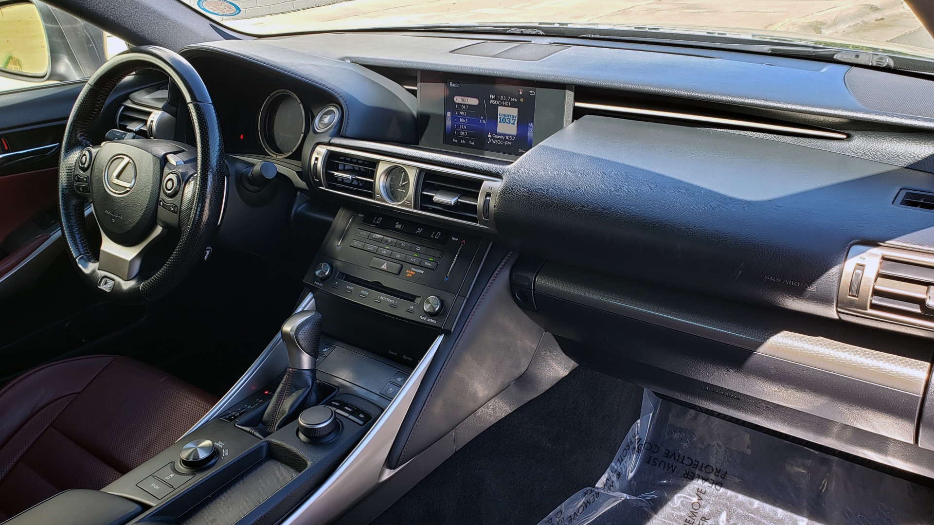 Used 2016 Lexus IS 200T F-SPORT SEDAN / SUNROOF / LCA / HTD & CLD SEATS / REARVIEW for sale Sold at Formula Imports in Charlotte NC 28227 66