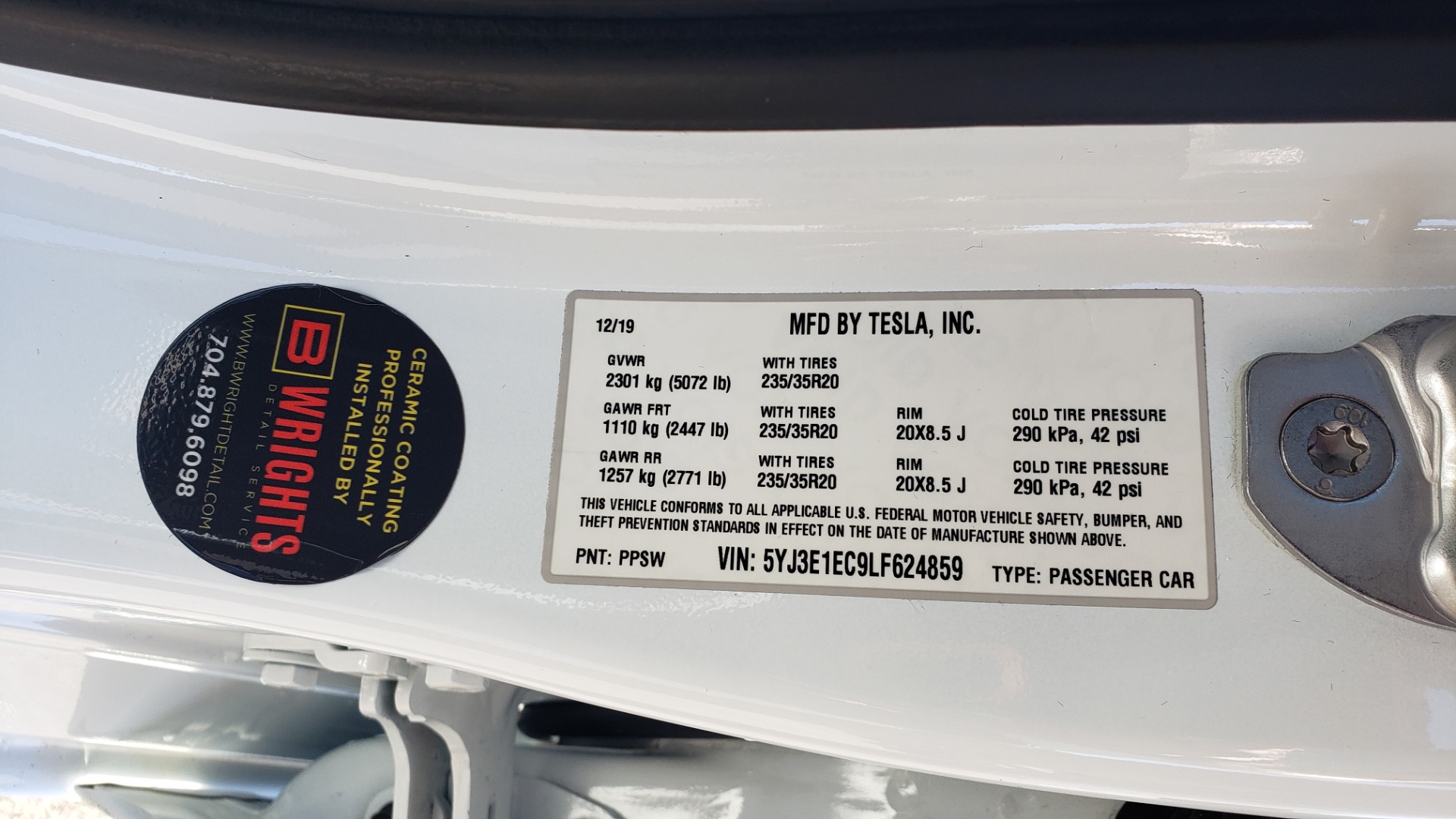 Used 2020 Tesla MODEL 3 PERFORMANCE / AWD / NAV / DUAL-SUNROOF / RERVIEW for sale Sold at Formula Imports in Charlotte NC 28227 79