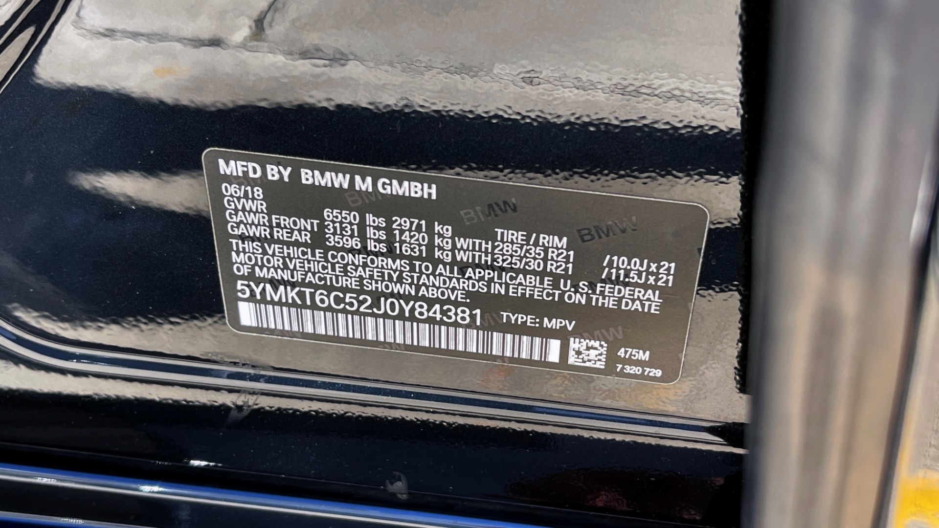 Used 2018 BMW X5 M EXECUTIVE PKG / NAV / SUNROOF / BLIND SPOT / LANE DEPART / CAMERAS for sale Sold at Formula Imports in Charlotte NC 28227 30