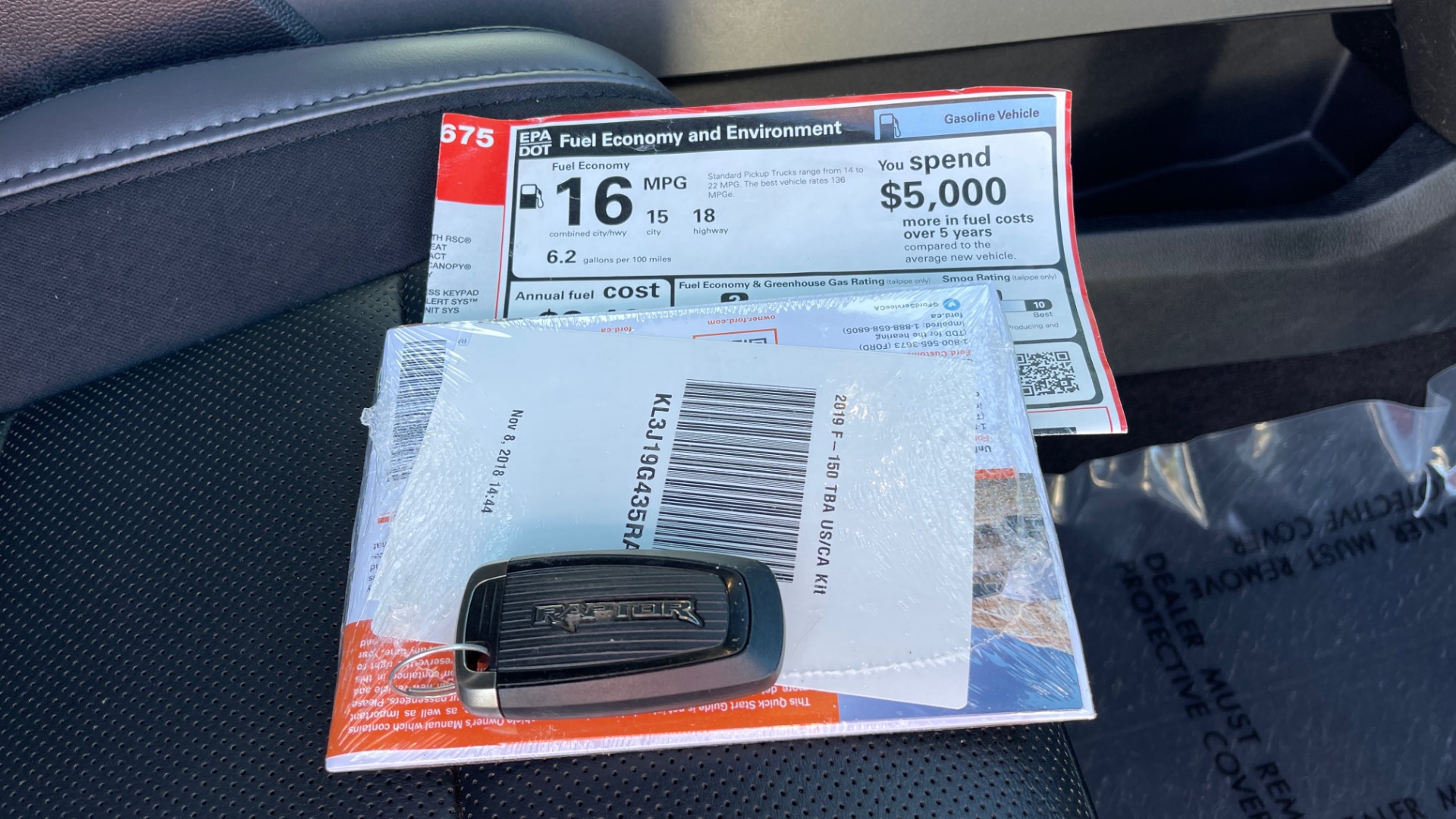Used 2019 Ford F-150 RAPTOR 4X4 SUPERCREW / NAV / BLIS / B&O SND / REMOTE START / REARVIEW for sale Sold at Formula Imports in Charlotte NC 28227 79