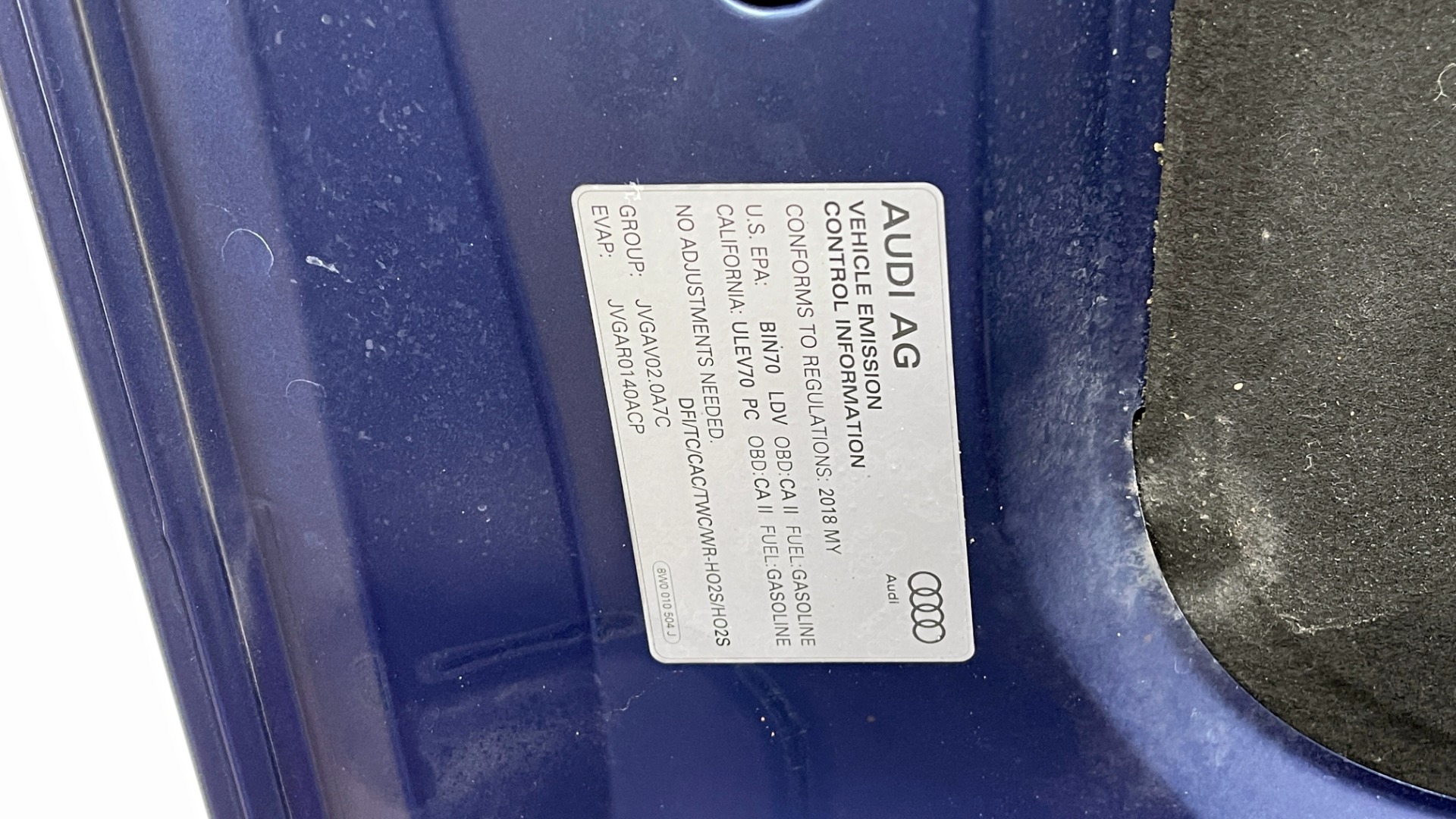 Used 2018 Audi A4 PREMIUM PLUS 2.0T / SUNROOF / CLD WTHR / B&O SND / REARVIEW for sale Sold at Formula Imports in Charlotte NC 28227 11