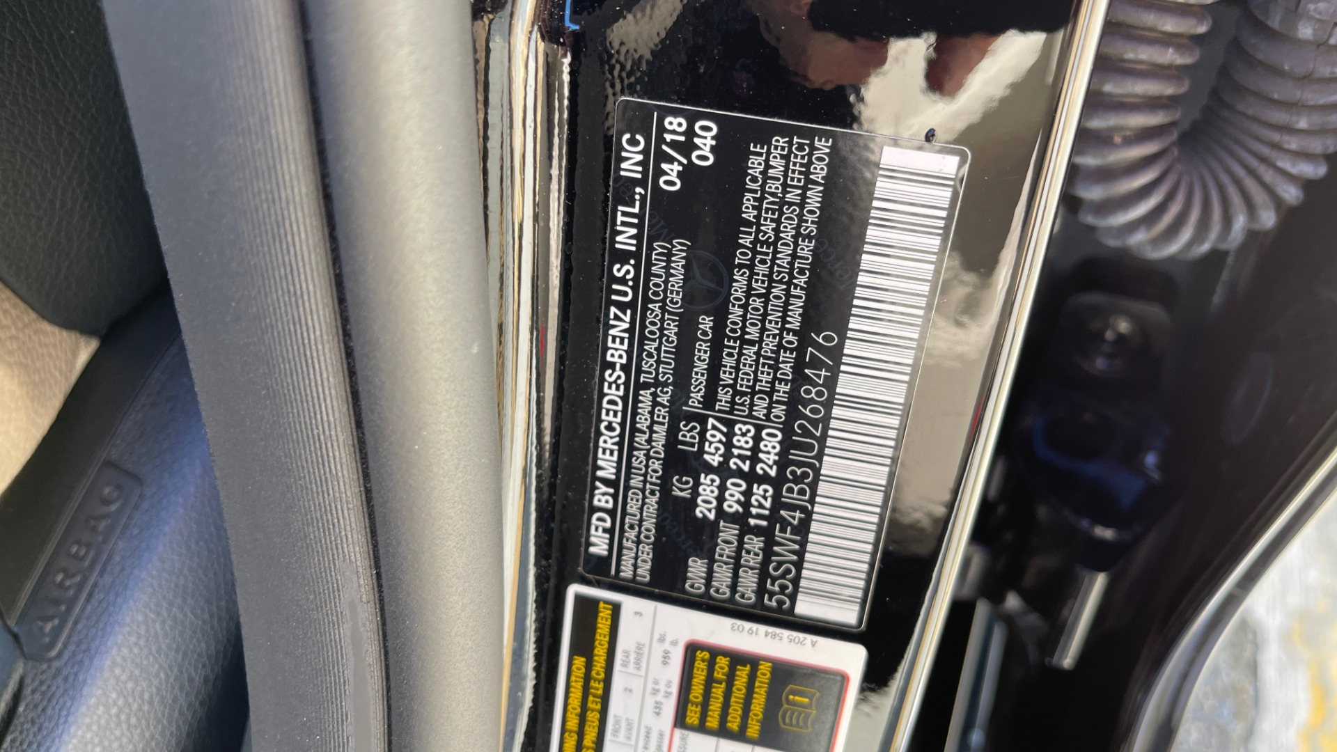 Used 2018 Mercedes-Benz C-CLASS C 300 PREMIUM / APPLE CARPLAY / SUNROOF / REARVIEW for sale Sold at Formula Imports in Charlotte NC 28227 67