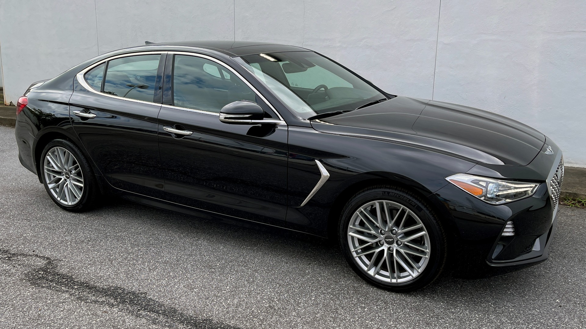 Used 2021 Genesis G70 ELITE 2.0T SEDAN / NAV / LANE ASST / BSA / SUNROOF / LEATHER / REARVIEW for sale Sold at Formula Imports in Charlotte NC 28227 4