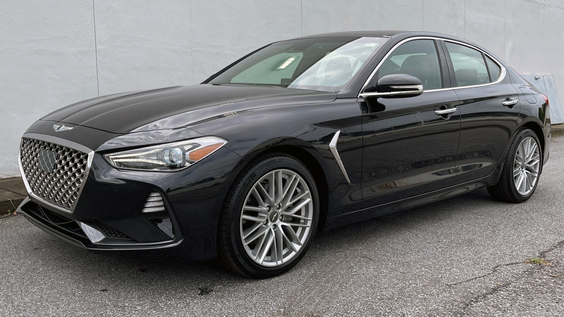Used 2021 Genesis G70 ELITE 2.0T SEDAN / NAV / LANE ASST / BSA / SUNROOF / LEATHER / REARVIEW for sale Sold at Formula Imports in Charlotte NC 28227 1