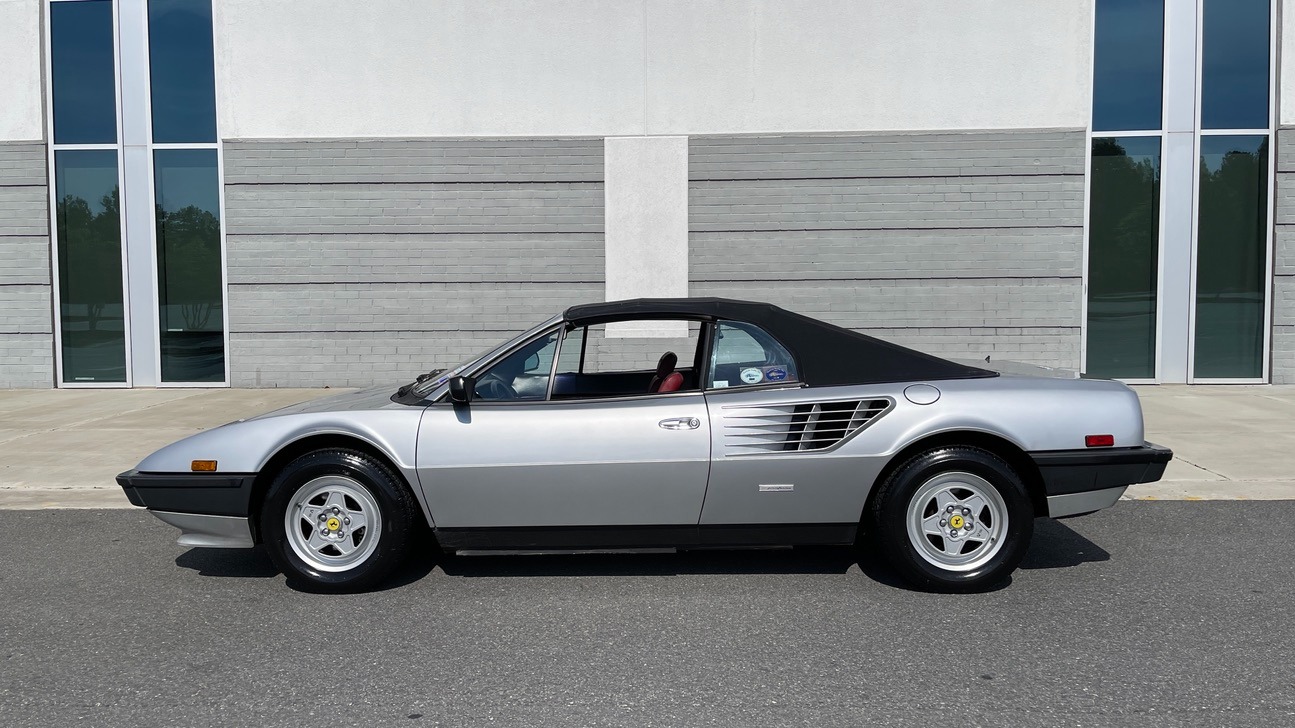 Used 1984 Ferrari MONDIAL 2+2 CABRIOLET / MID-ENGINE 3.0L V8 240HP / 5-SPEED MANUAL / LOW MILES for sale $57,999 at Formula Imports in Charlotte NC 28227 4