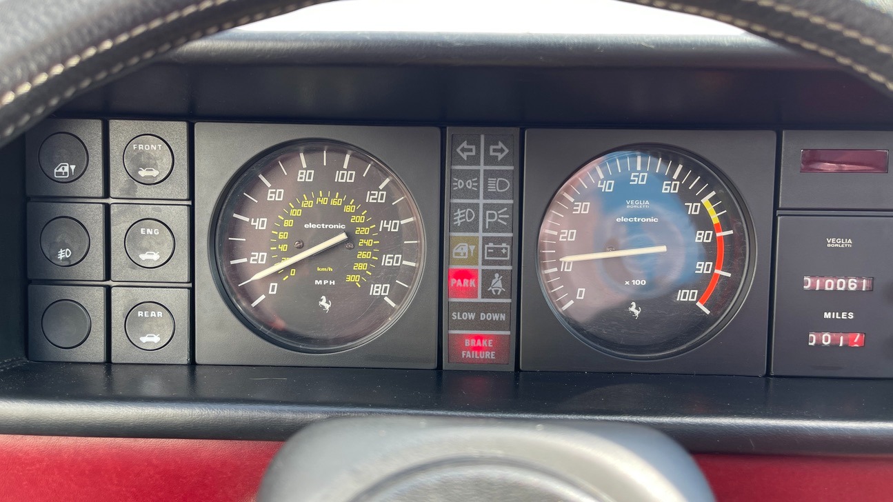 Used 1984 Ferrari MONDIAL 2+2 CABRIOLET / MID-ENGINE 3.0L V8 240HP / 5-SPEED MANUAL / LOW MILES for sale Sold at Formula Imports in Charlotte NC 28227 53