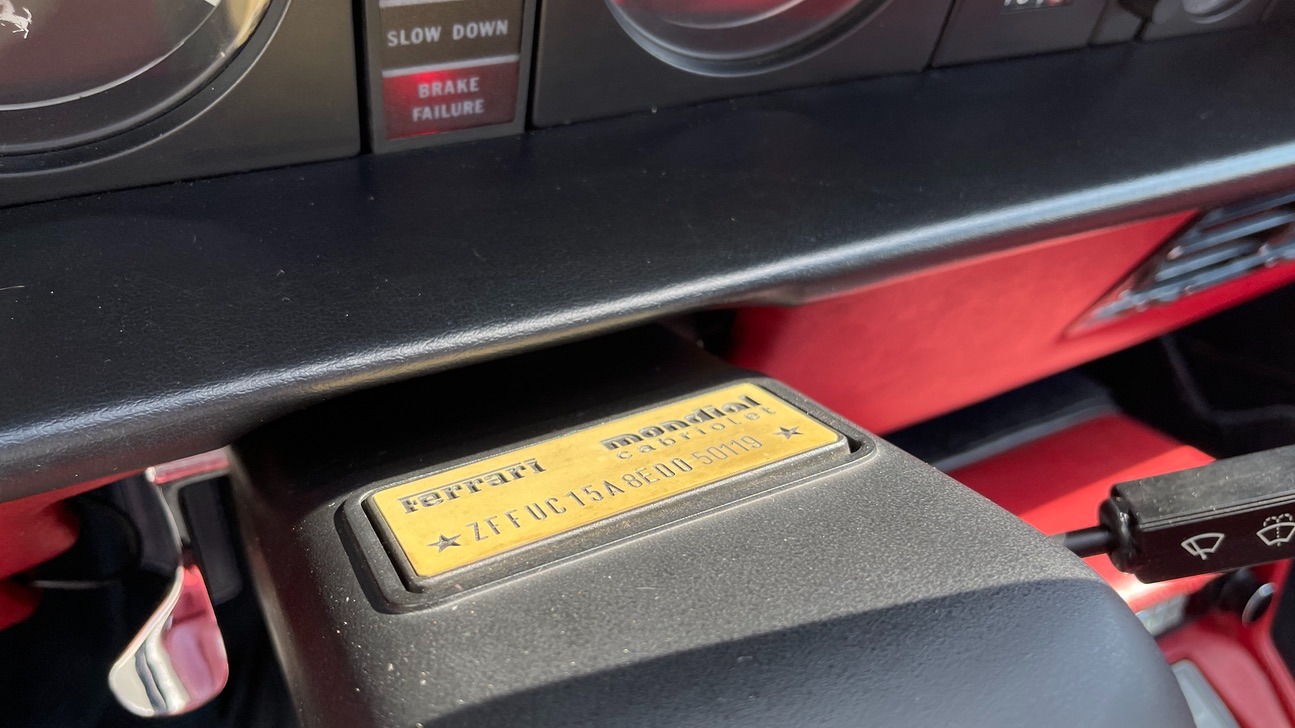 Used 1984 Ferrari MONDIAL 2+2 CABRIOLET / MID-ENGINE 3.0L V8 240HP / 5-SPEED MANUAL / LOW MILES for sale Sold at Formula Imports in Charlotte NC 28227 67