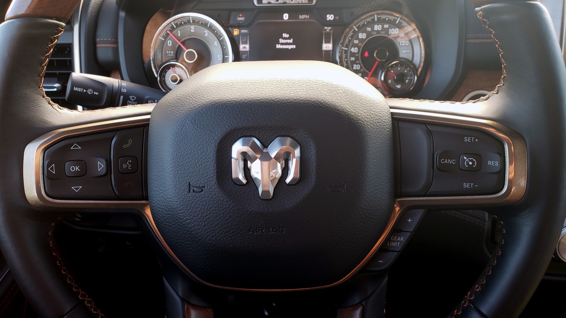 Used 2021 Ram 1500 LONGHORN LIMITED 4X4 / 5.7L HEMI / CREWCAB / H/K SND / PANO-ROOF / REARVIEW for sale Sold at Formula Imports in Charlotte NC 28227 42