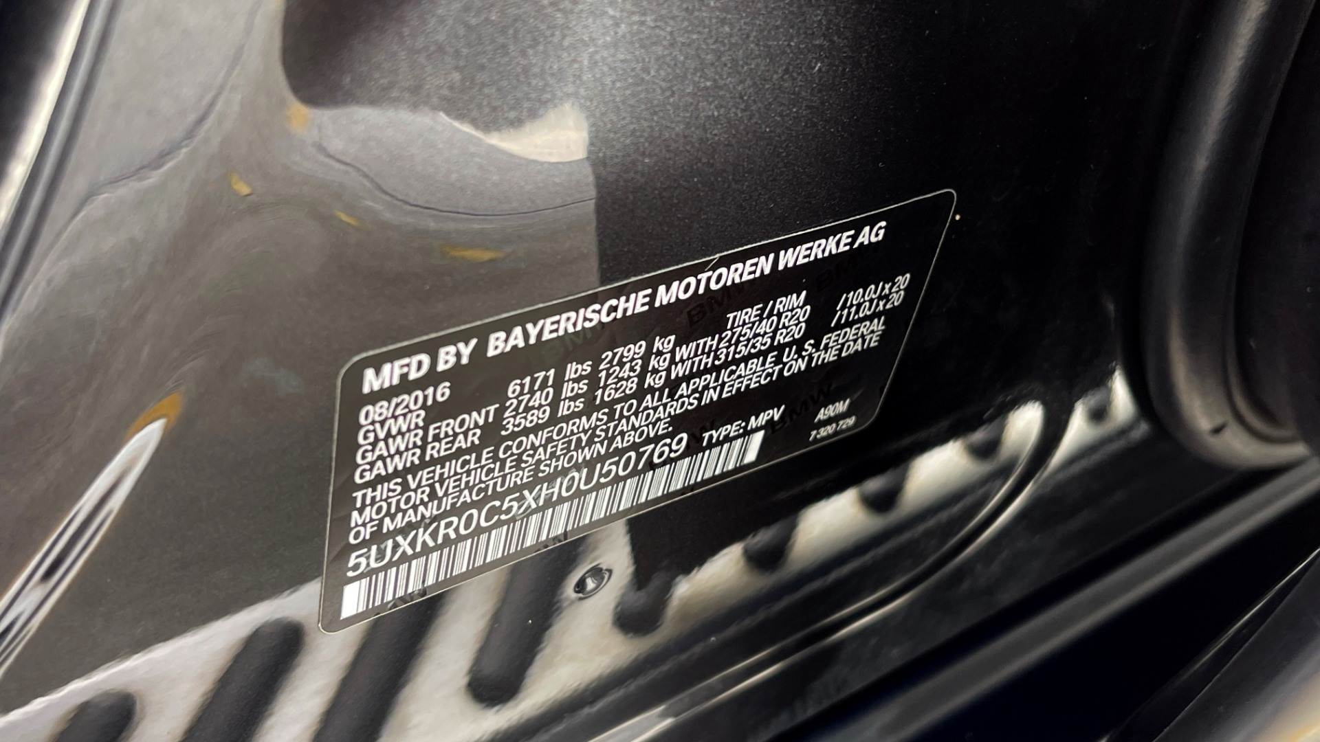 Used 2017 BMW X5 XDRIVE35I PREMIUM / NAV / SUNROOF / DRVR ASST / H/K SND / CAMERA for sale $35,295 at Formula Imports in Charlotte NC 28227 67