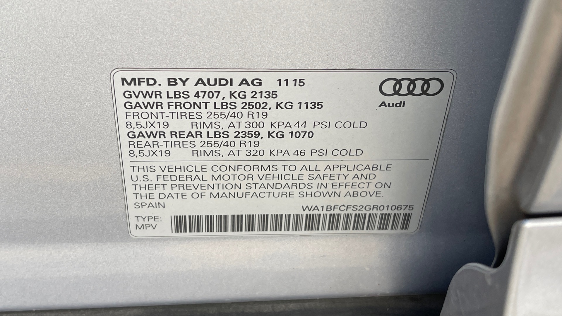 Used 2016 Audi Q3 PREMIUM PLUS 2.0L / PANO-ROOF / HTD STS / 19IN WHEELS / REARVIEW for sale Sold at Formula Imports in Charlotte NC 28227 64