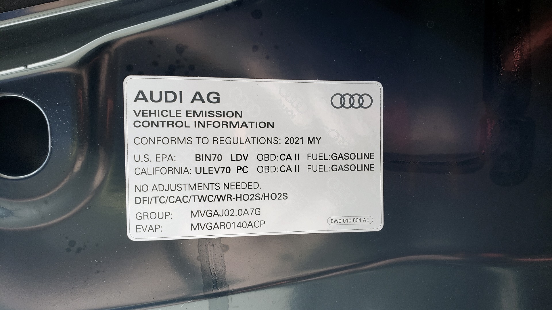 Used 2021 Audi A5 SPORTBACK S-LINE PRESTIGE / NAV / SUNROOF / BLACK OPTIC / VENT SEATS / REARVIEW for sale Sold at Formula Imports in Charlotte NC 28227 16