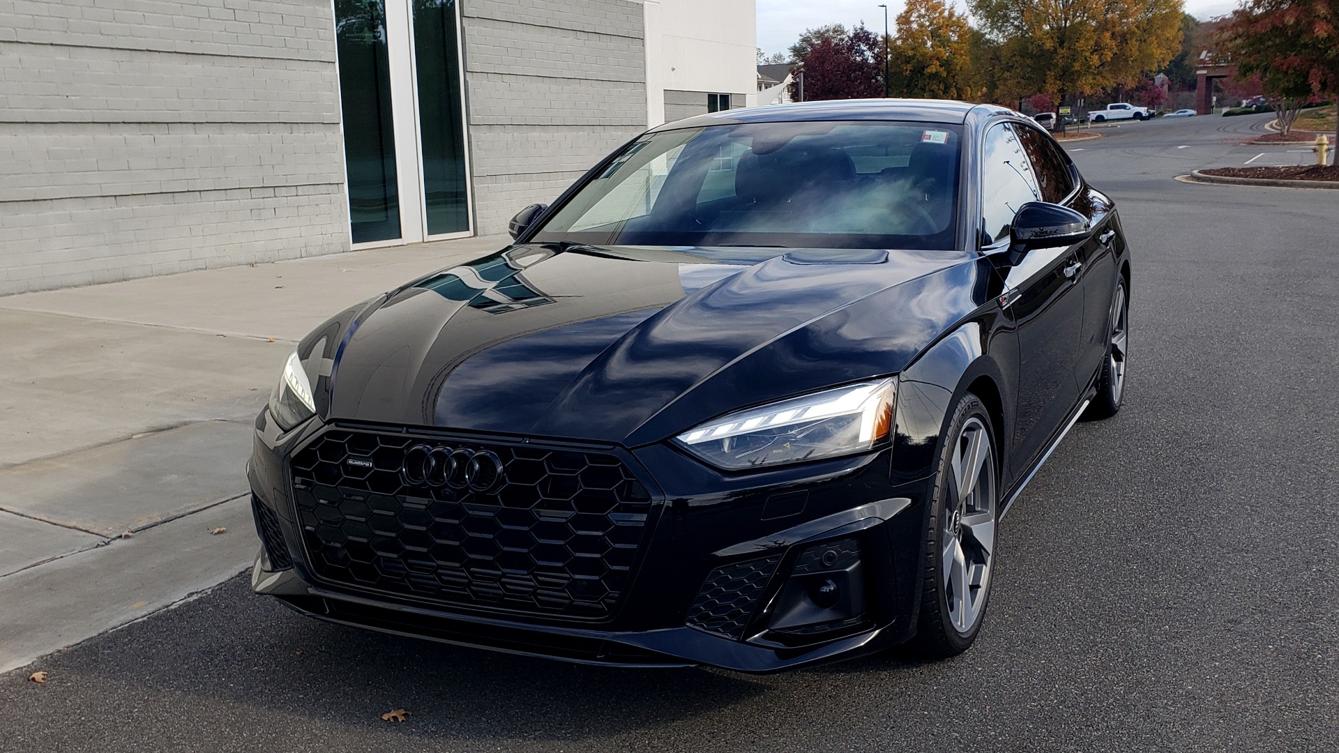 Audi A5. Love the flat black.  Audi a5, Audi a5 coupe, Black audi