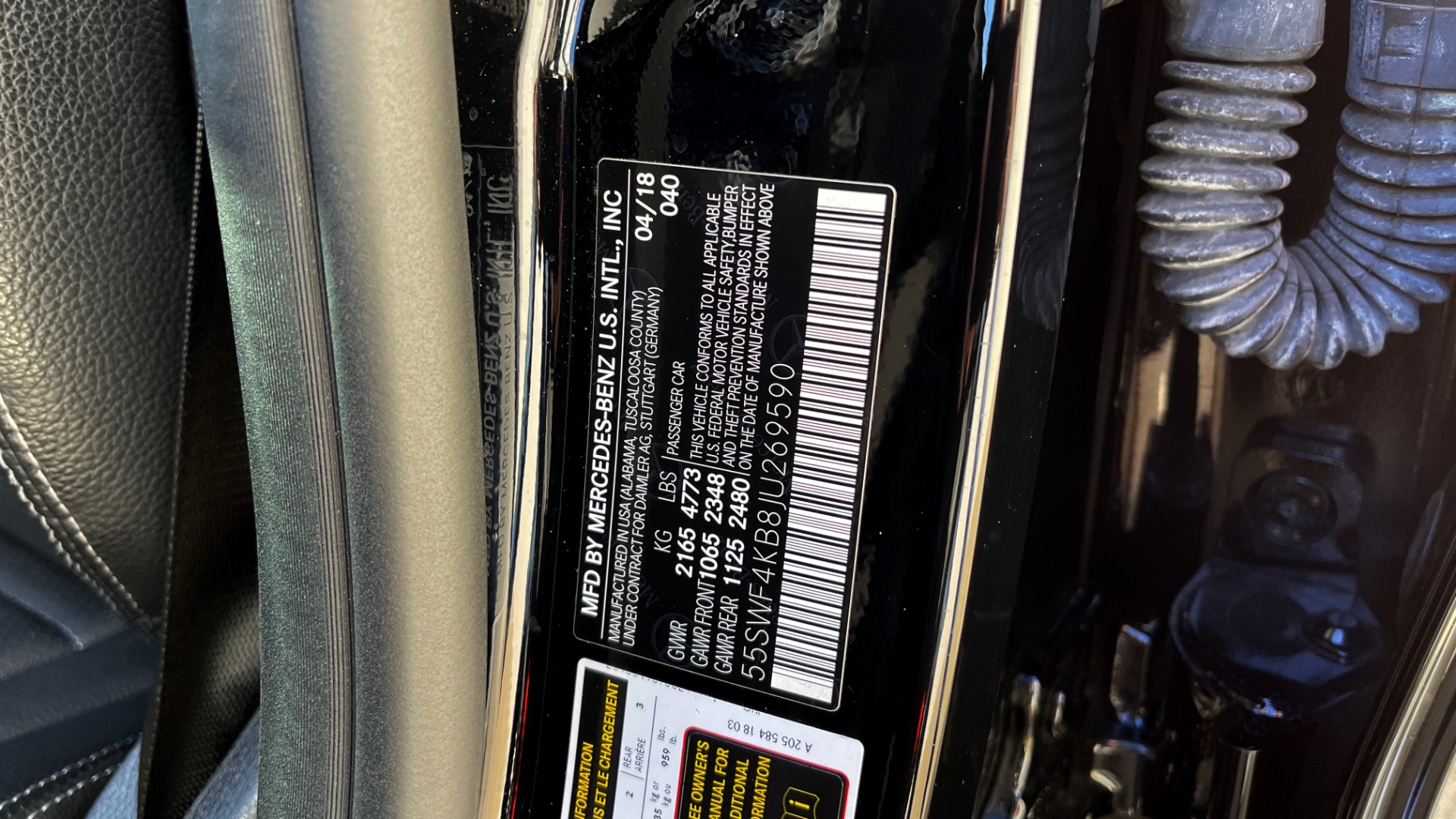 Used 2018 Mercedes-Benz C-CLASS C 300 4MATIC PREMIUM / NAV / CMFRT SUSP / KEYLESS-GO / REARVIEW for sale $35,995 at Formula Imports in Charlotte NC 28227 70