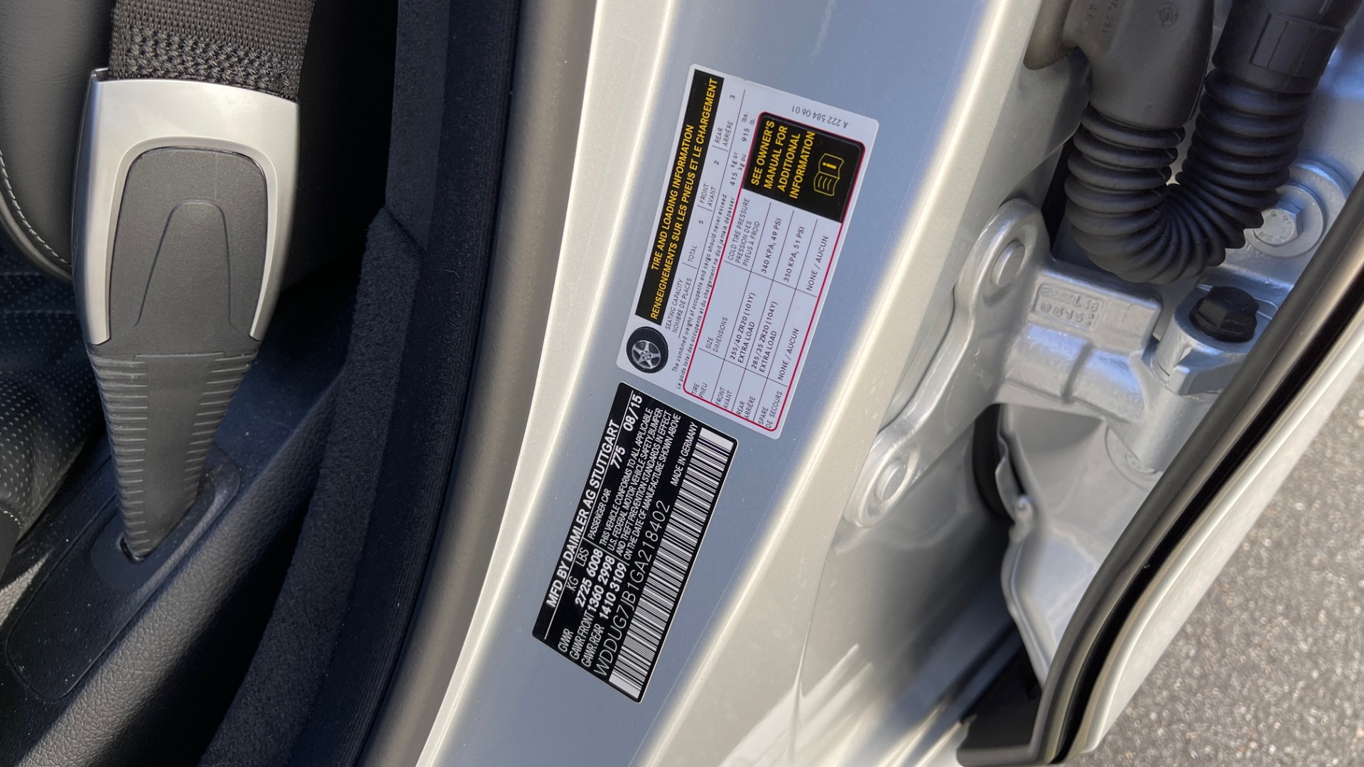 Used 2016 Mercedes-Benz S-CLASS AMG S 63 / EXCLUSIVE TRIM PKG / NIGHT VIEW / DRVR ASST / HUD / BURMESTER for sale Sold at Formula Imports in Charlotte NC 28227 88