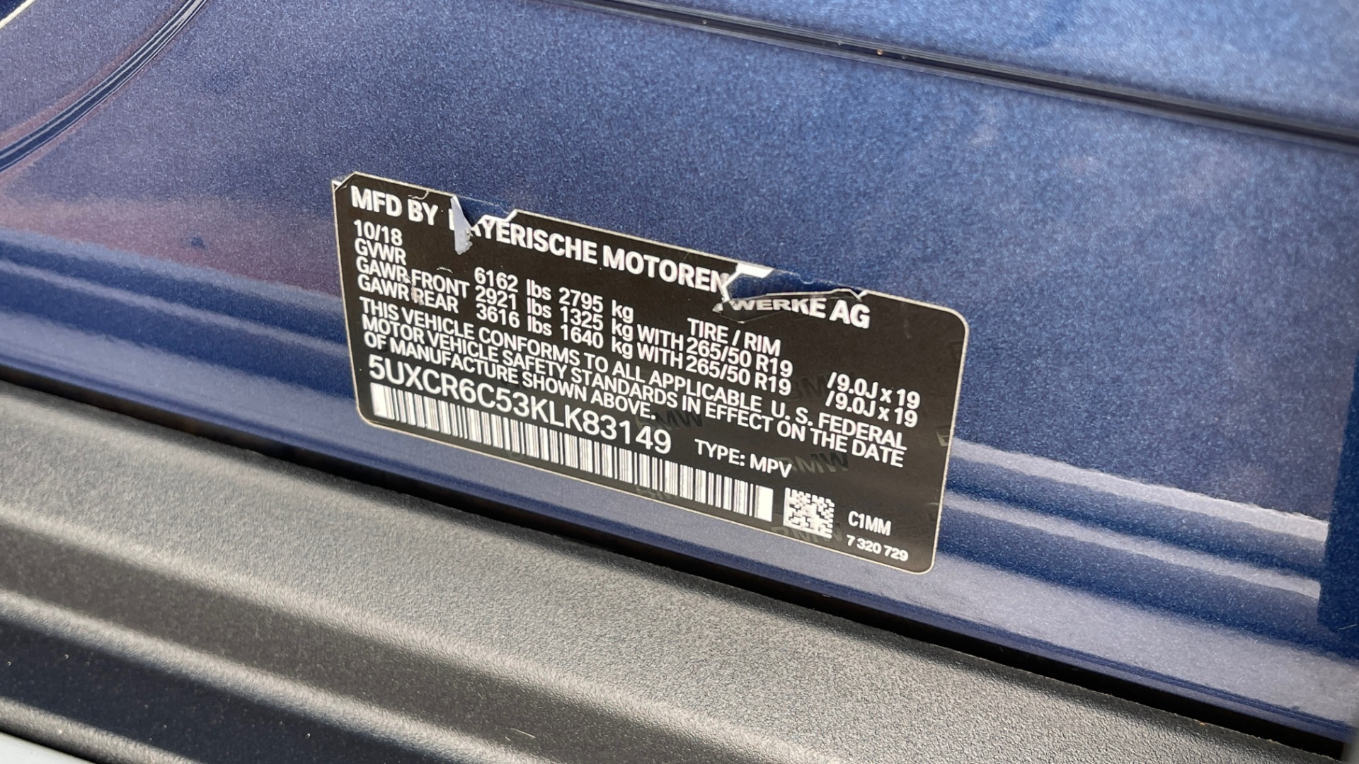 Used 2019 BMW X5 XDRIVE40I / CONVENIENCE PKG / REMOTE START / TOWING / H/K SND / REARVIEW for sale $58,195 at Formula Imports in Charlotte NC 28227 68